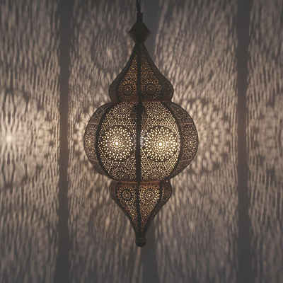 Orientalische Hängeleuchte Marokkanischer Lampe Orient Hängelampe KKCH_O H60 cm 
