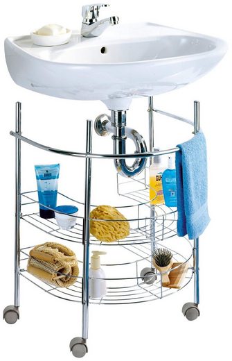 Wenko Regal »Waschbecken-Unterregal«, Sorgt für dekorative Ordnung im