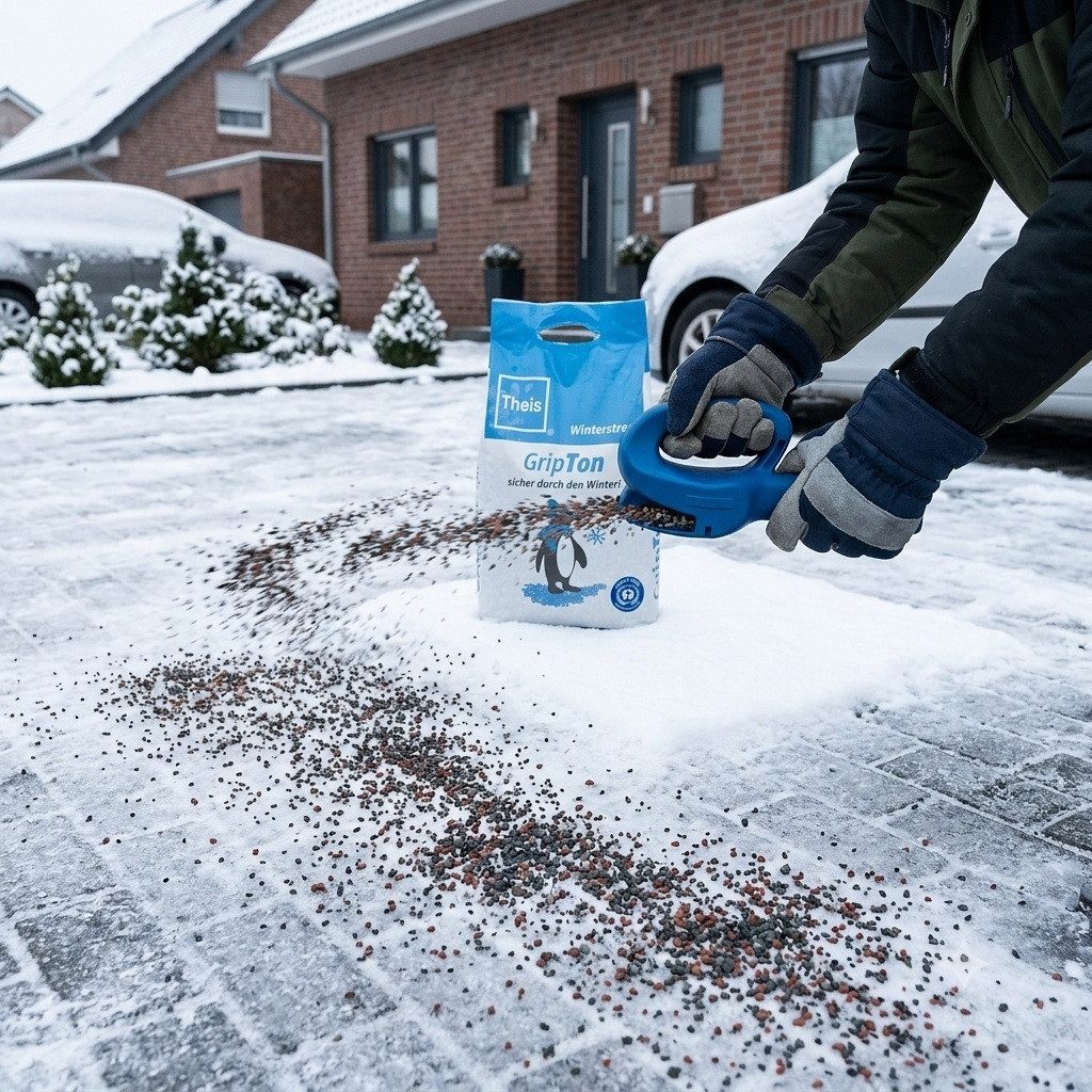 Theis Streuwagen Theis GripTon Winterstreu 20 Liter Öko-Streumittel 100% salzfrei