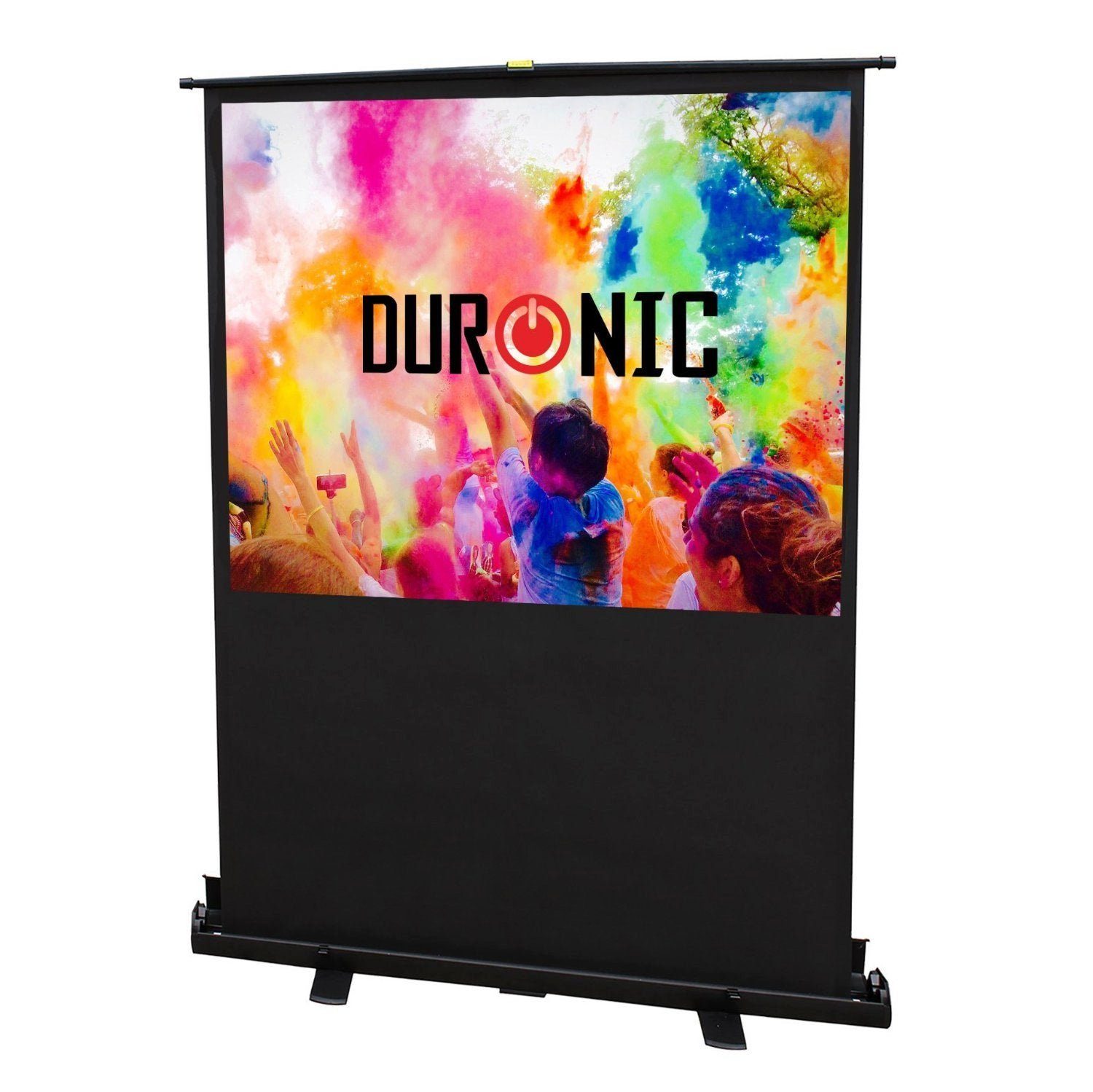 Duronic Pull-Up-Leinwand (FPS80 Leinwand, 80 Zoll mobile Kofferleinwand mit 163 cm x 122 cm)