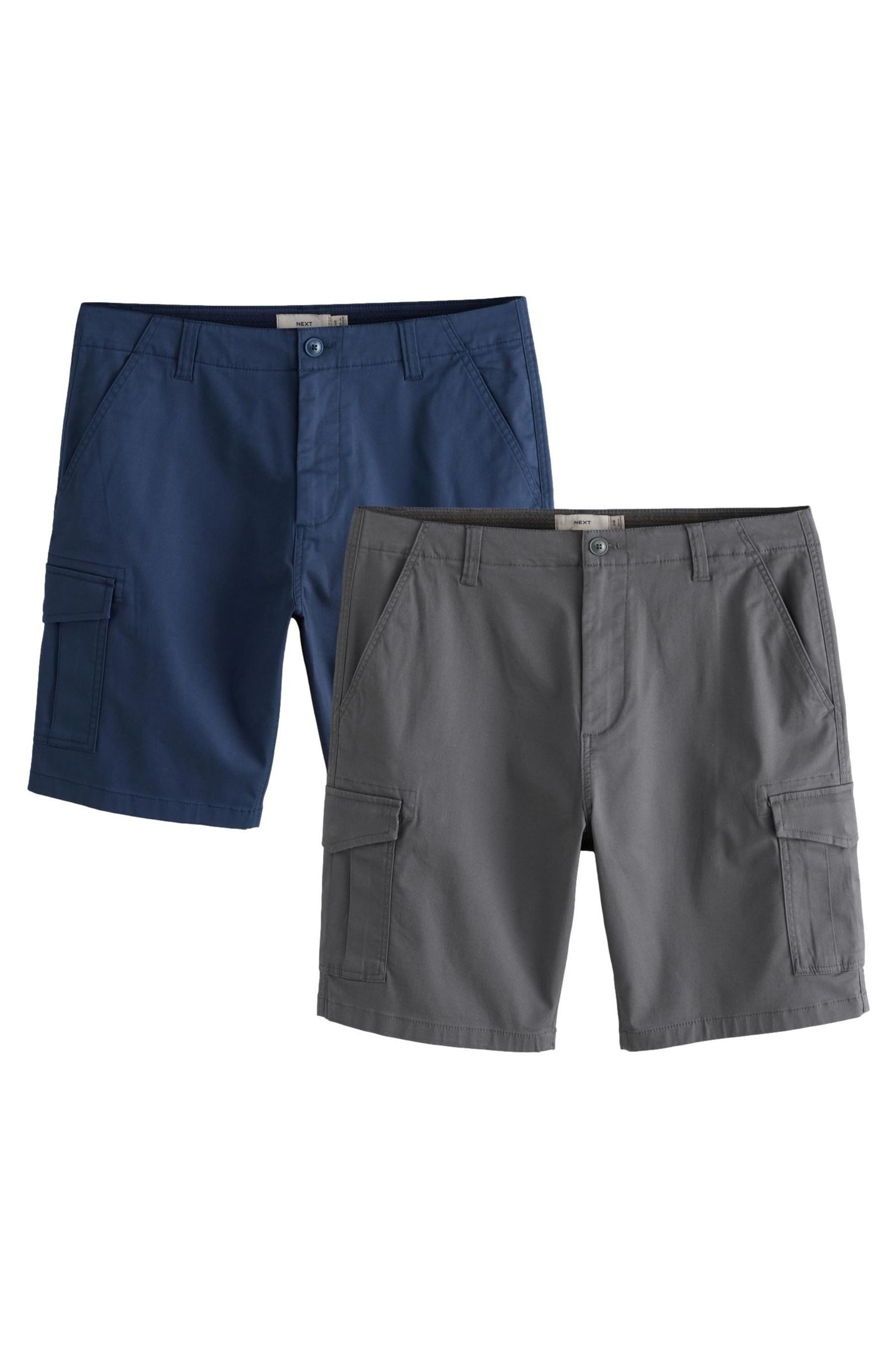 Cargoshorts Cargo-Shorts mit Stretch, 2er-Pack