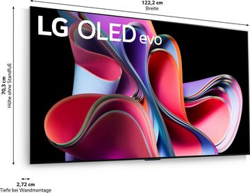 LG OLED55G39LA OLED-Fernseher (139 cm/55 Zoll, 4K Ultra HD, Smart-TV, OLED evo, α9 Gen6 4K AI-Prozessor, Brightness Booster Max)