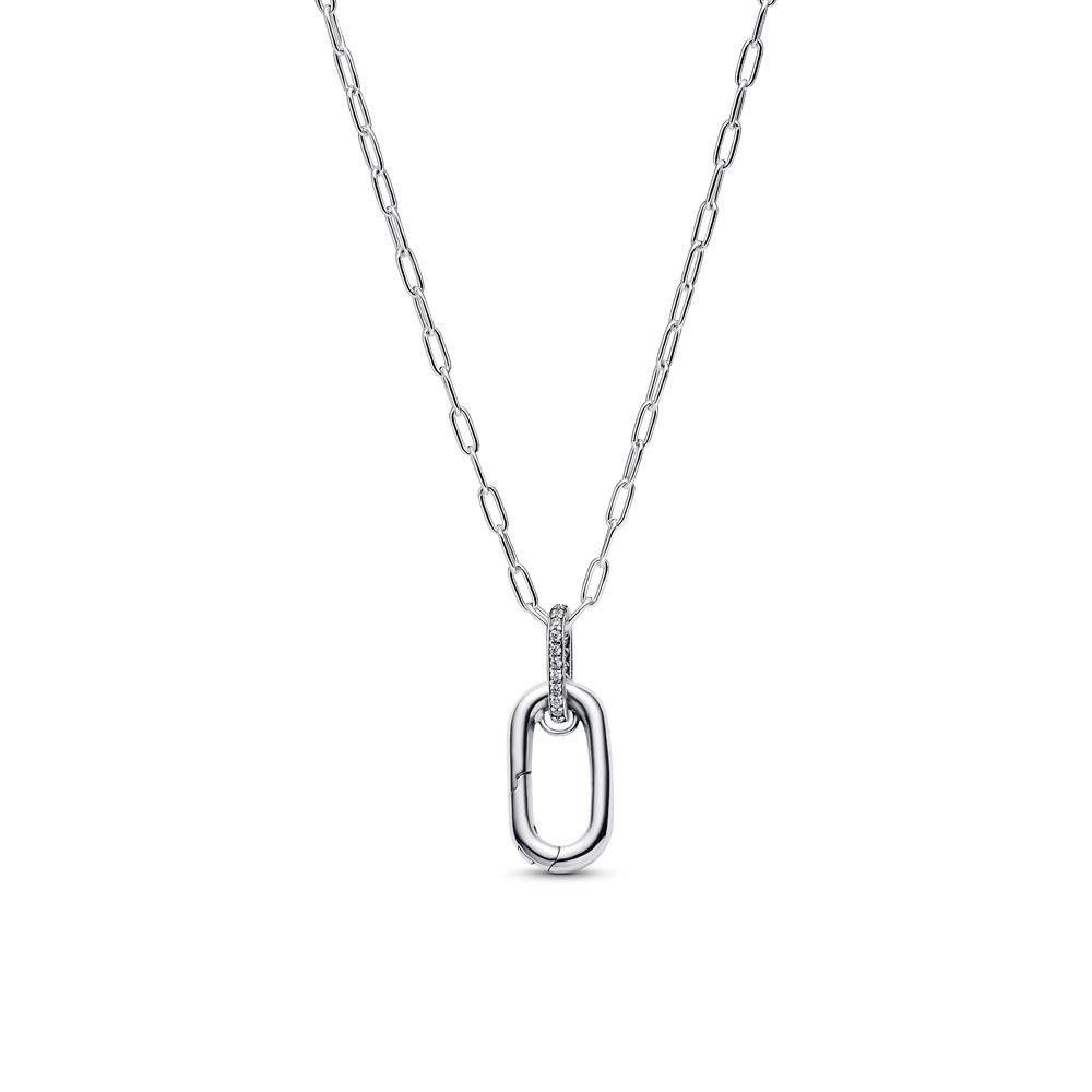 Kette mit Anhänger Damen Gliederkette aus Sterlingsilber, Zirkonia von PANDORA