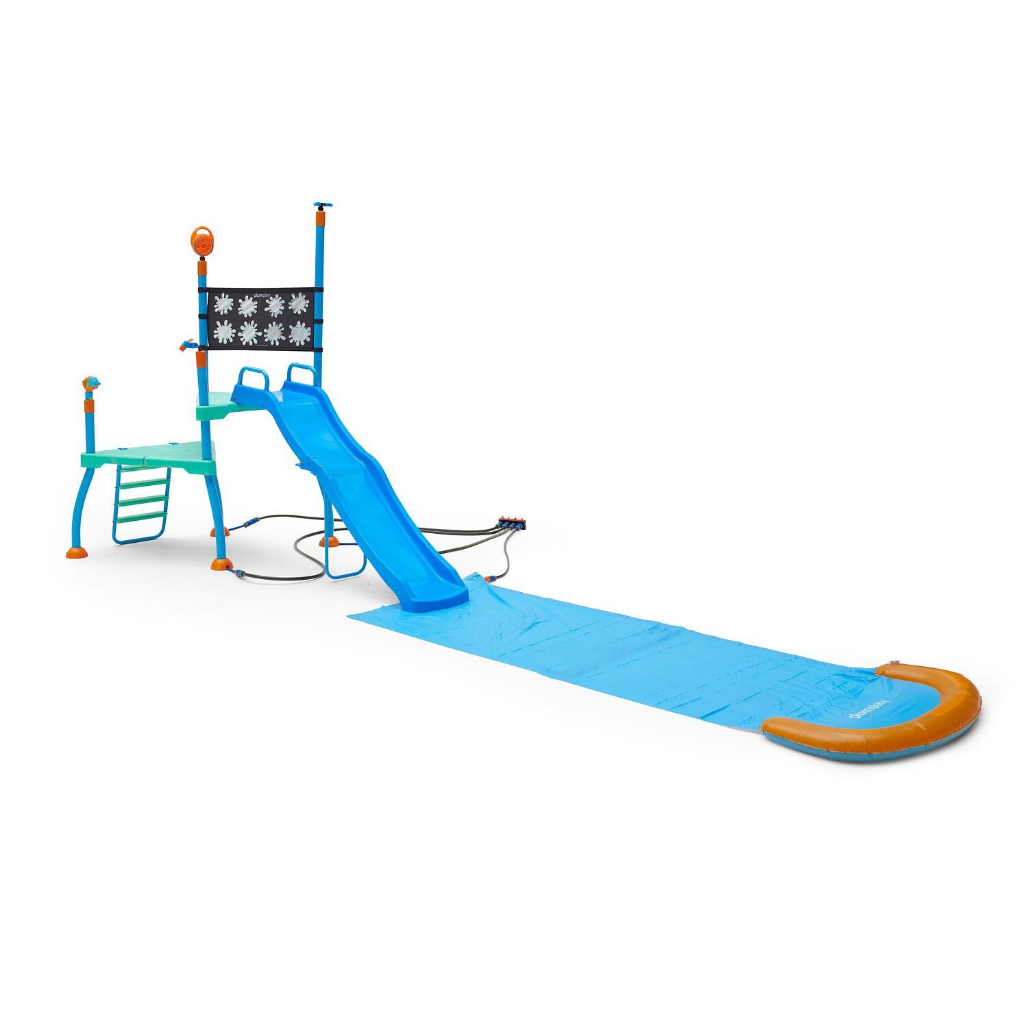 plum Planschbecken Water Park Spielcenter, (1-tlg), mit 3 Meter Rutschbahn