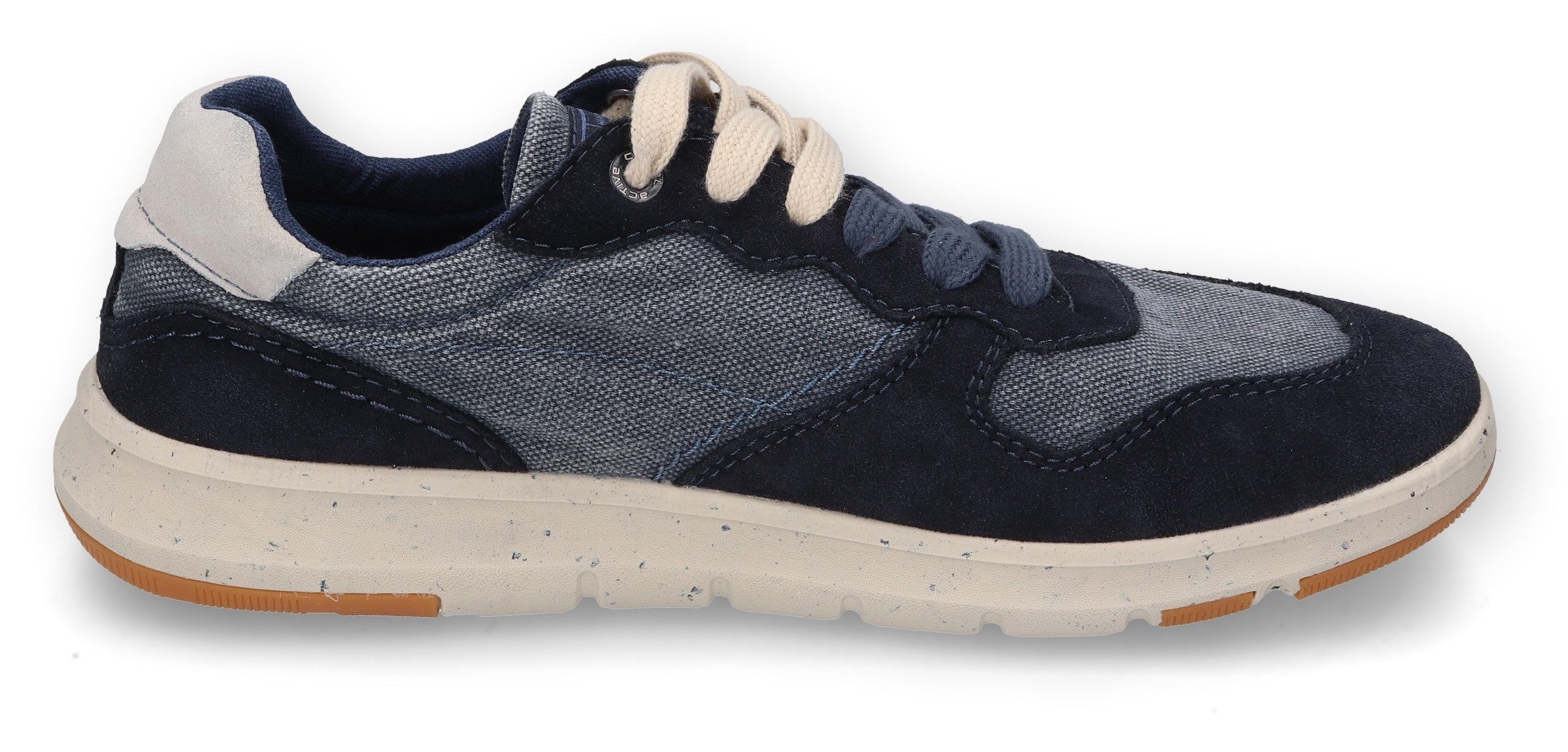 camel active Sneaker, Schnürschuh, Freizeitschuh, Chunky Sneaker mit Jeansoptik