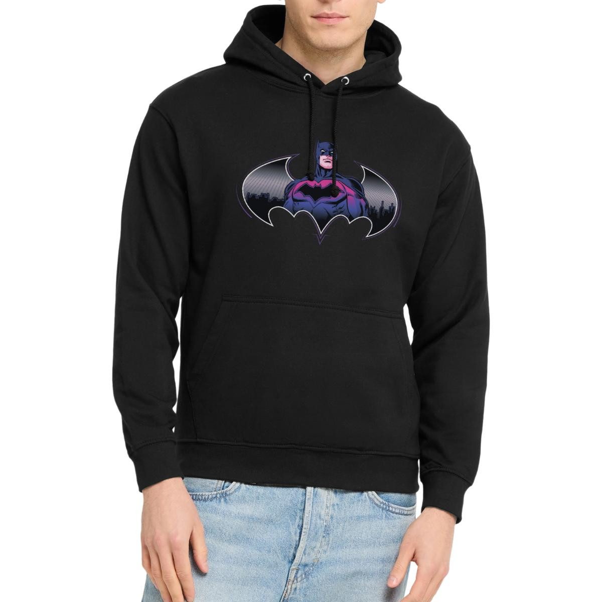 Spreadshirt Hoodie Batman Cooles Design Mit Logo Und Pinkem Kostüm Unisex Hoodie (1-tlg)