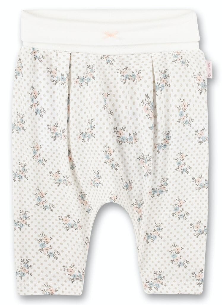 Sanetta Sweathose Baby Mädchen Hose Baumwolle mit Allover-Print weich