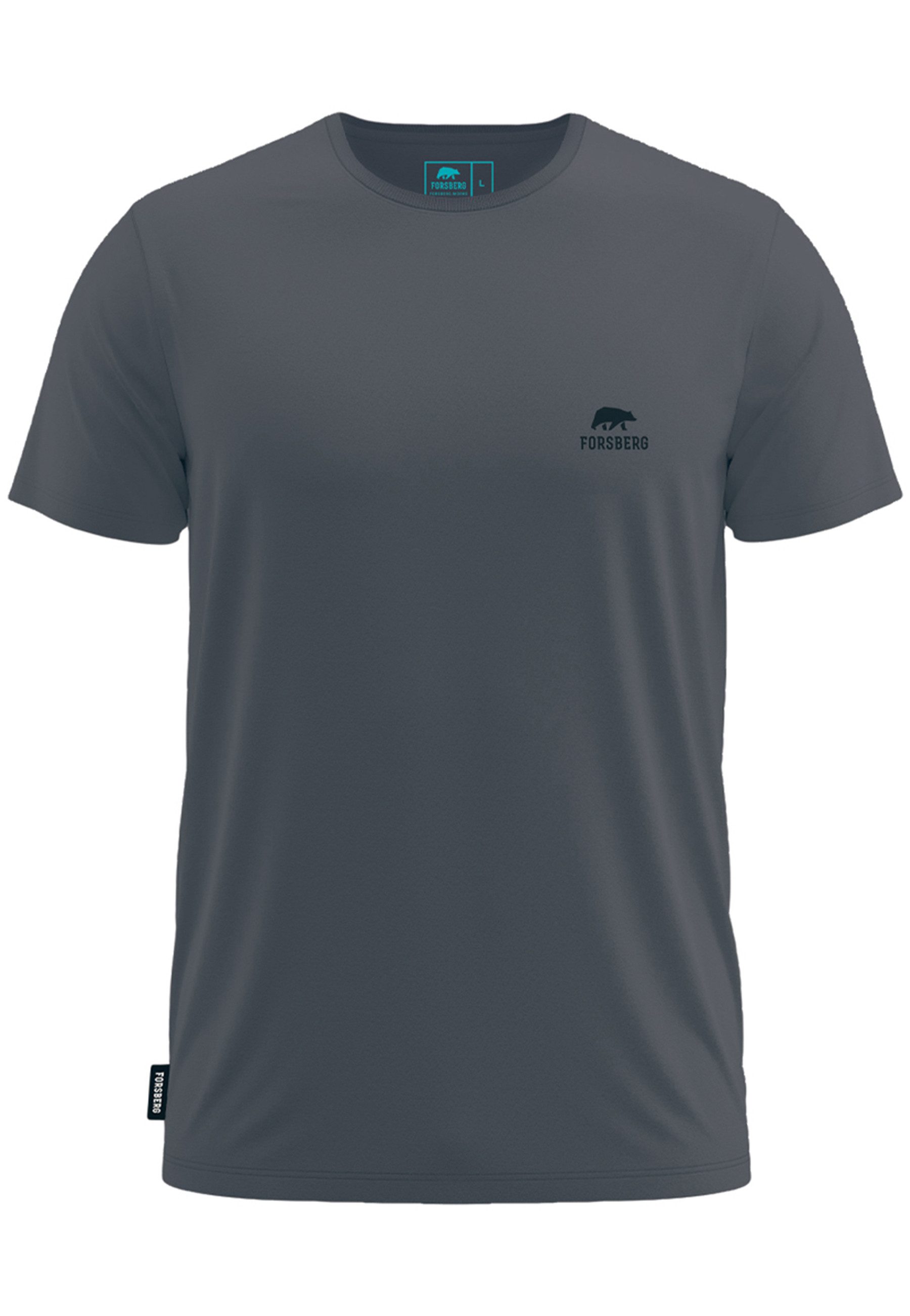 FORSBERG T-Shirt Lite T-Shirt mit kleinem Brustlogo günstig online kaufen