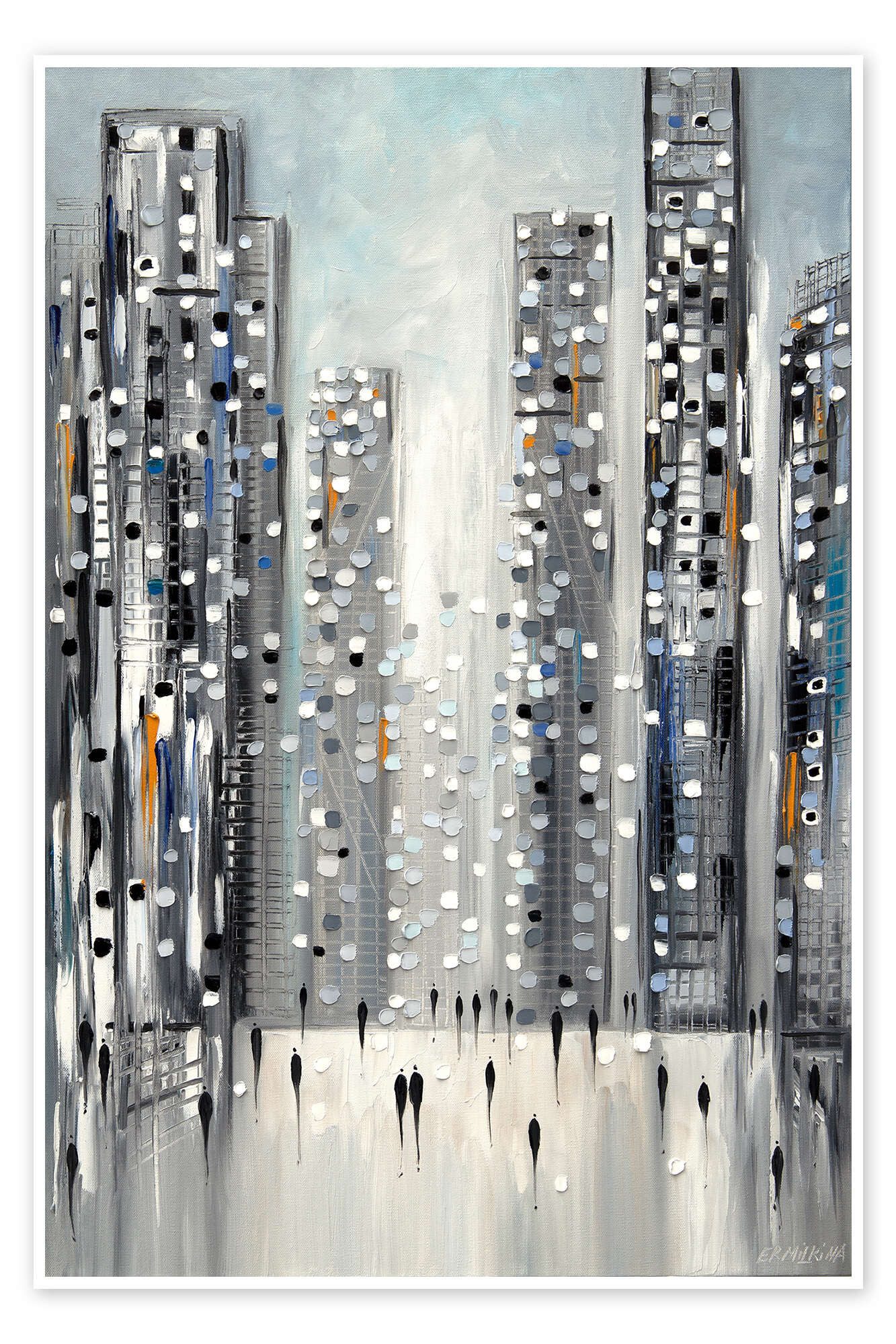 Posterlounge Wandbild City Reflections, Ekaterina Ermilkina, erhältlich als Poster, Leinwandbild, Wandsticker oder Acrylglasbild