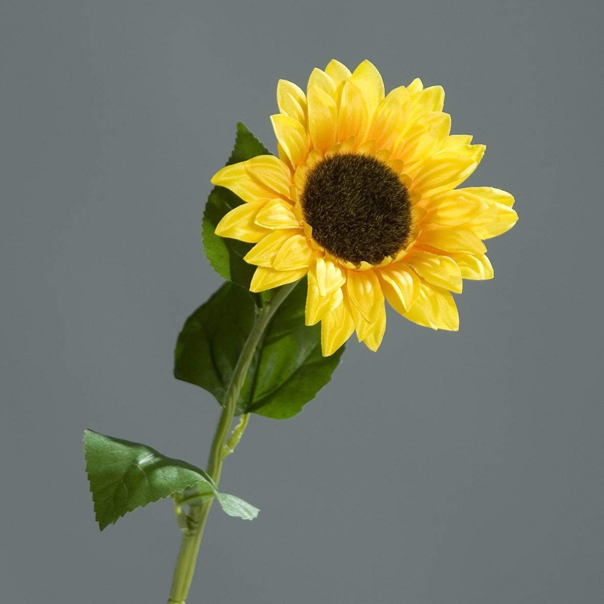 Kunstblume Künstliche Sonnenblume Gelb Höhe 50 cm Kunstblumen Seidenblumen, mucPlants, Höhe 50 cm