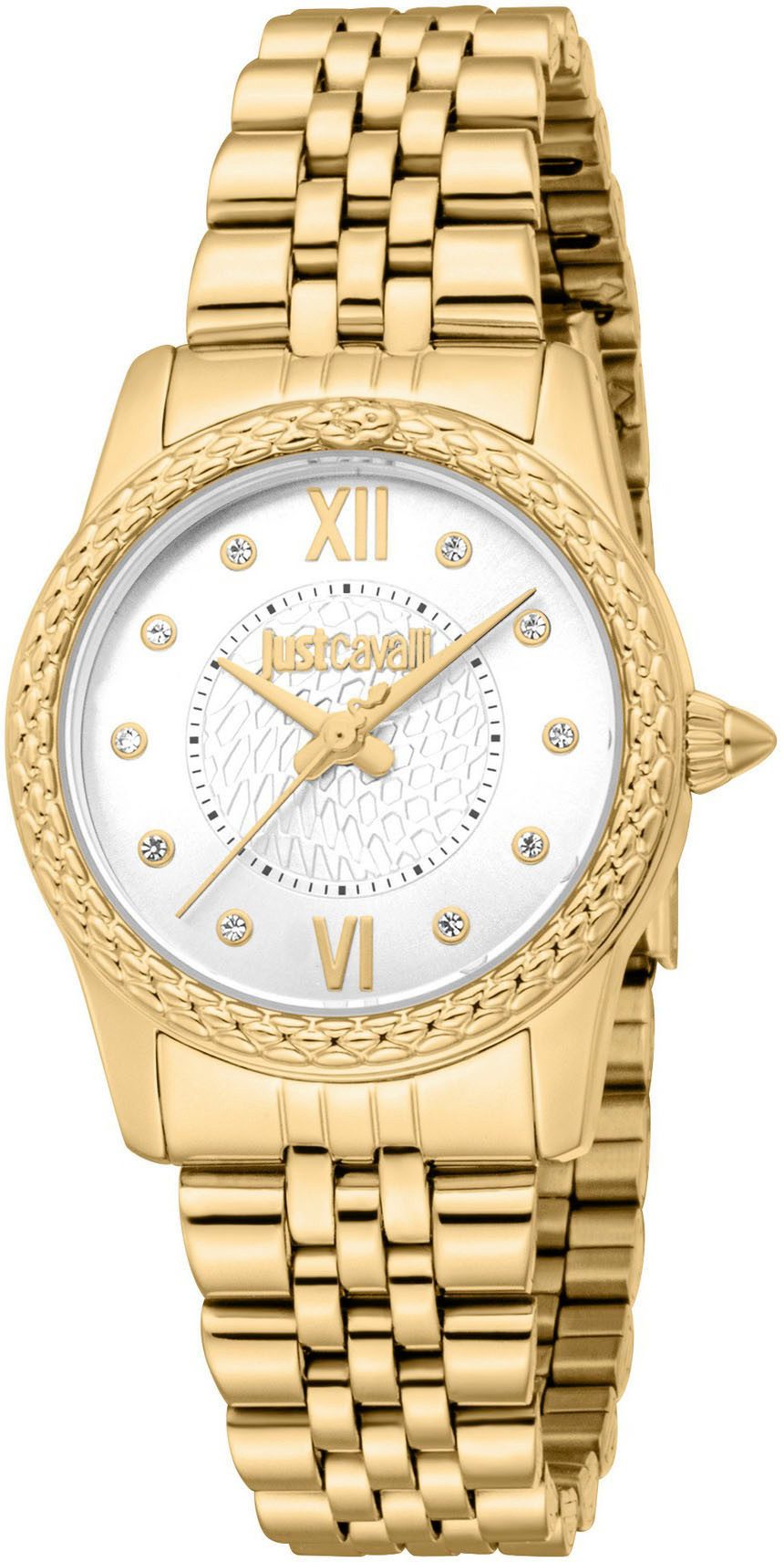 Just Cavalli Time Quarzuhr Sublime JC1L360M0055, (Set, 2-tlg., mit Schmuckarmband), Armbanduhr, Damenuhr, Edelstahlarmband, Ideal auch als Geschenk