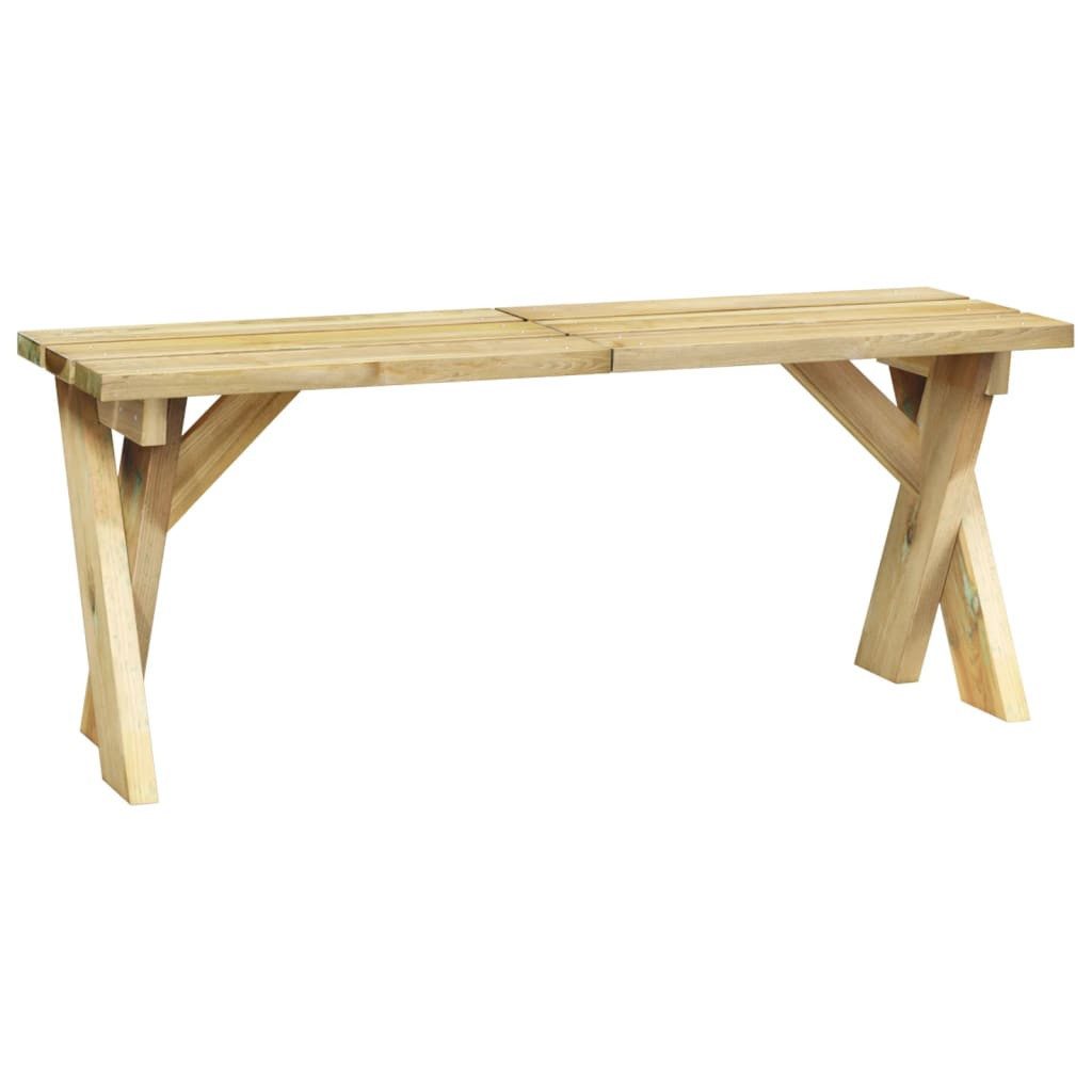 vidaXL Gartenbank Gartenbank 110 cm Kiefernholz Imprägniert (1-St)