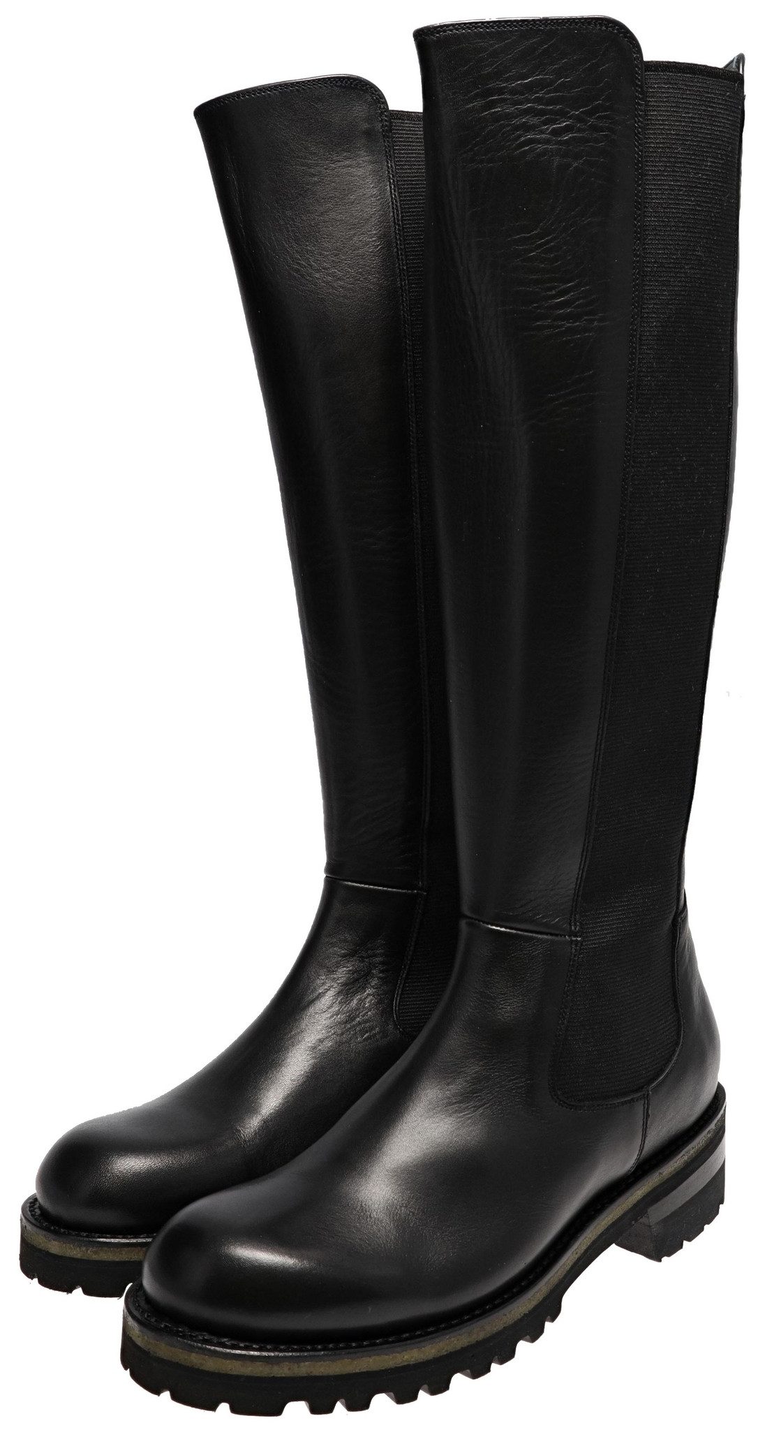 Sendra Boots LIGHTING 17327 Schwarz Stiefel Damen Lederstiefel