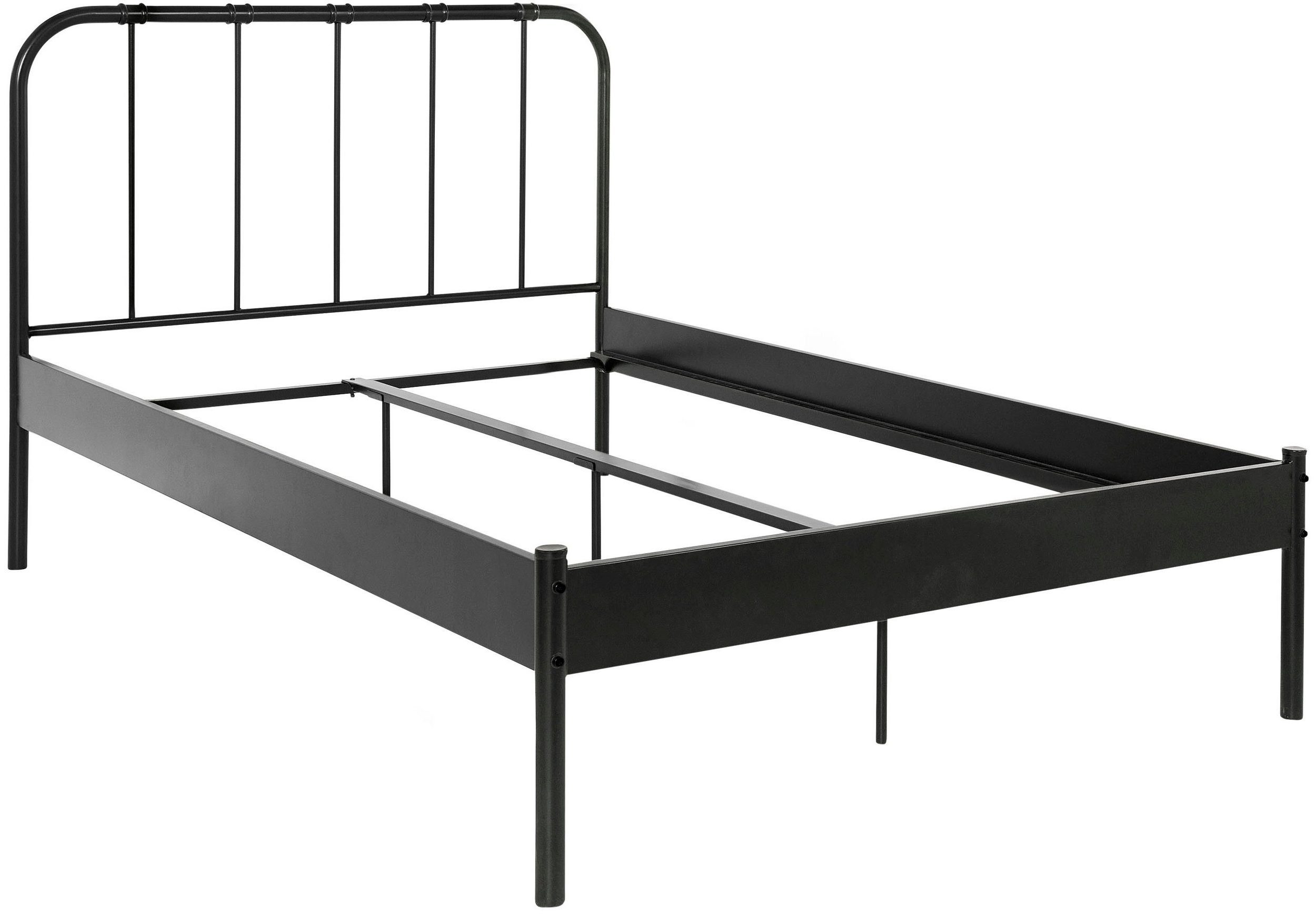 loft24 schwarz Ariel Metallbett