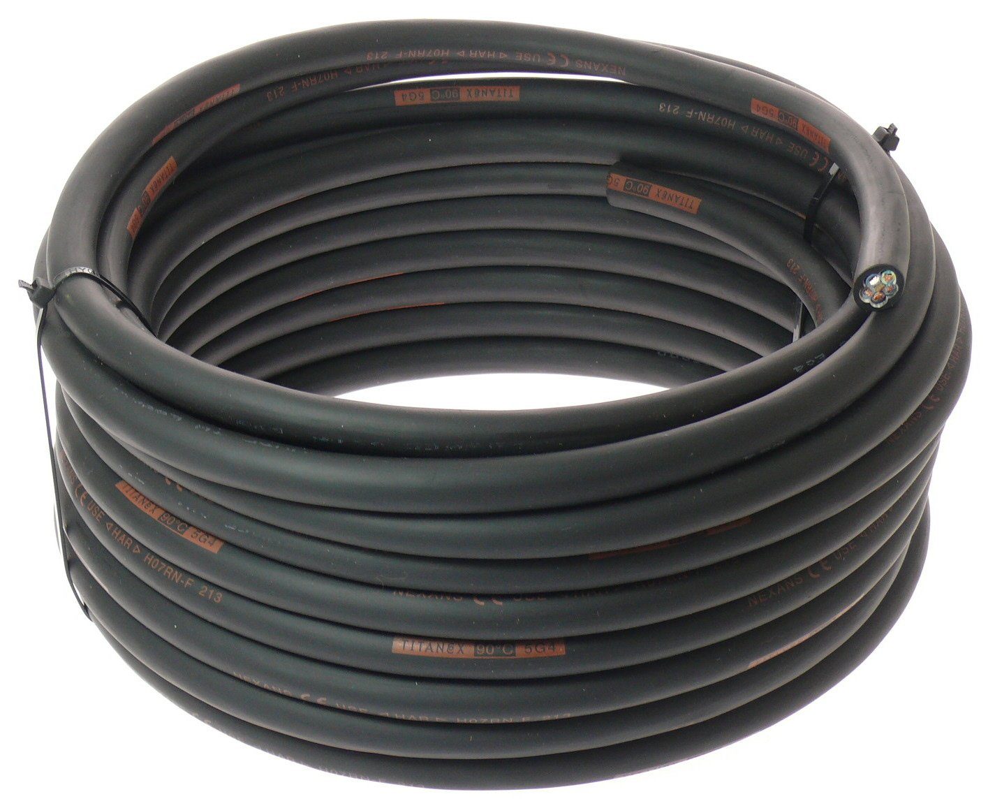 5x4 cm) Gummischlauchleitung 5m TITANEX Elektro-Kabel, 5G4 Titanex (500 H07RN-F