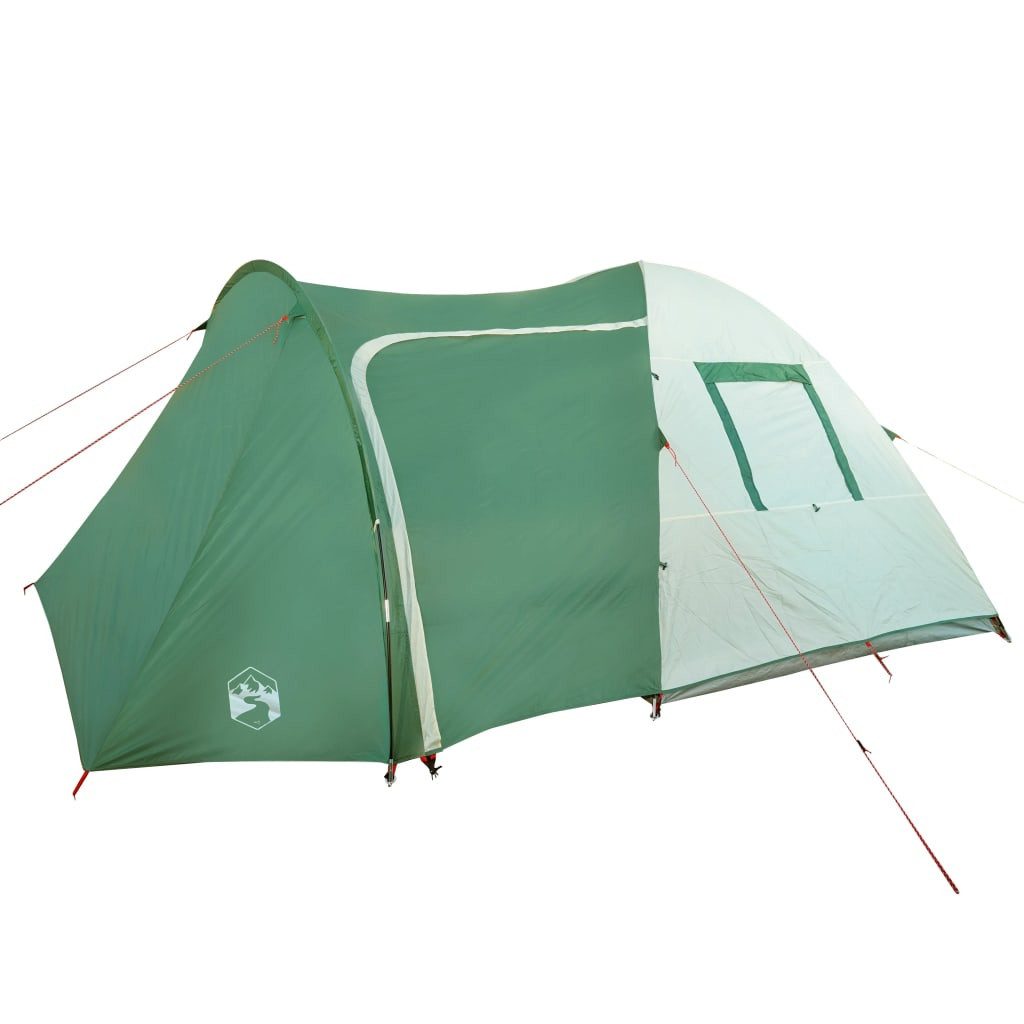 vidaXL Kuppelzelt 6-Personen Zelt Campingzelt Familienzelt Freizeitzelt 6 Personen Grün