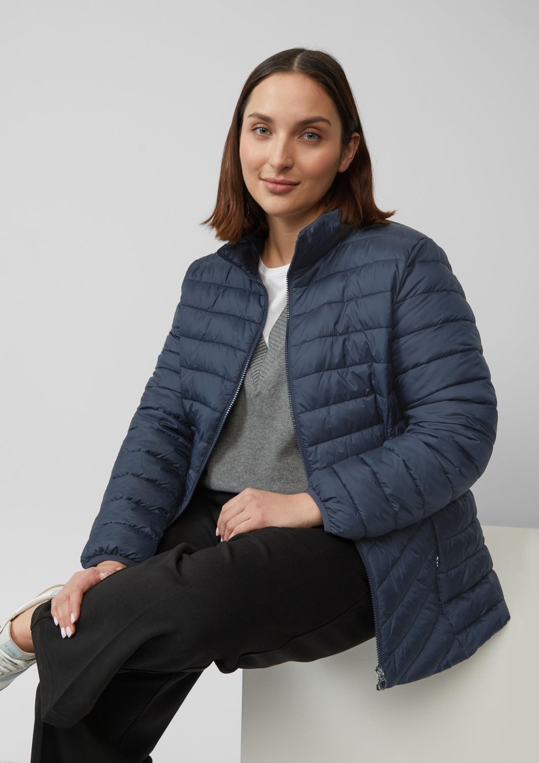 s.Oliver Steppjacke CURVE (1, 1-St) leichte günstig online kaufen