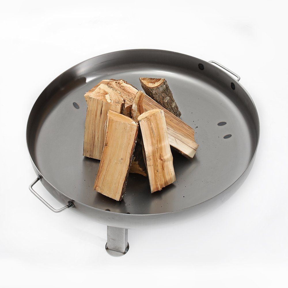 Czaja Feuerschale Czaja Feuerschale Bonn Ø 80 cm - mit Wasserablaufbohrung - Feuerstelle, Feuerfester Stahl, Sehr hohe Lebensdauer