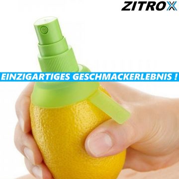 MAVURA Zitruspresse ZITROX Sprüher Limettenpresse Citrus Spray [2er Set], Zitrusspray Zitrus Limetten Zerstäuber Zitronen