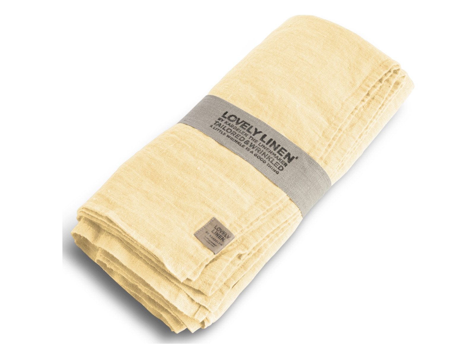 Lovely Linen Tischdecke Lovely Tischdecke lemon sorbet 145x380cm