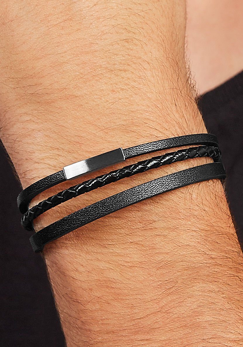 Fossil Armband Schmuck Geschenk Edelstahl Leder VINTAGE CASUAL