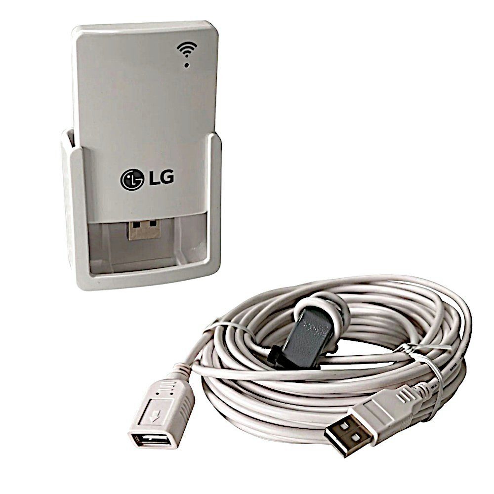 LG Warmwasser-Wärmepumpe LG WLAN-Modem PWFMDD200 für Wärmepumpe mit 10m Verlängerungskabel, Exklusive Steuerungs-App für LG-Hausgeräte (Smart ThinQ) verfügbar