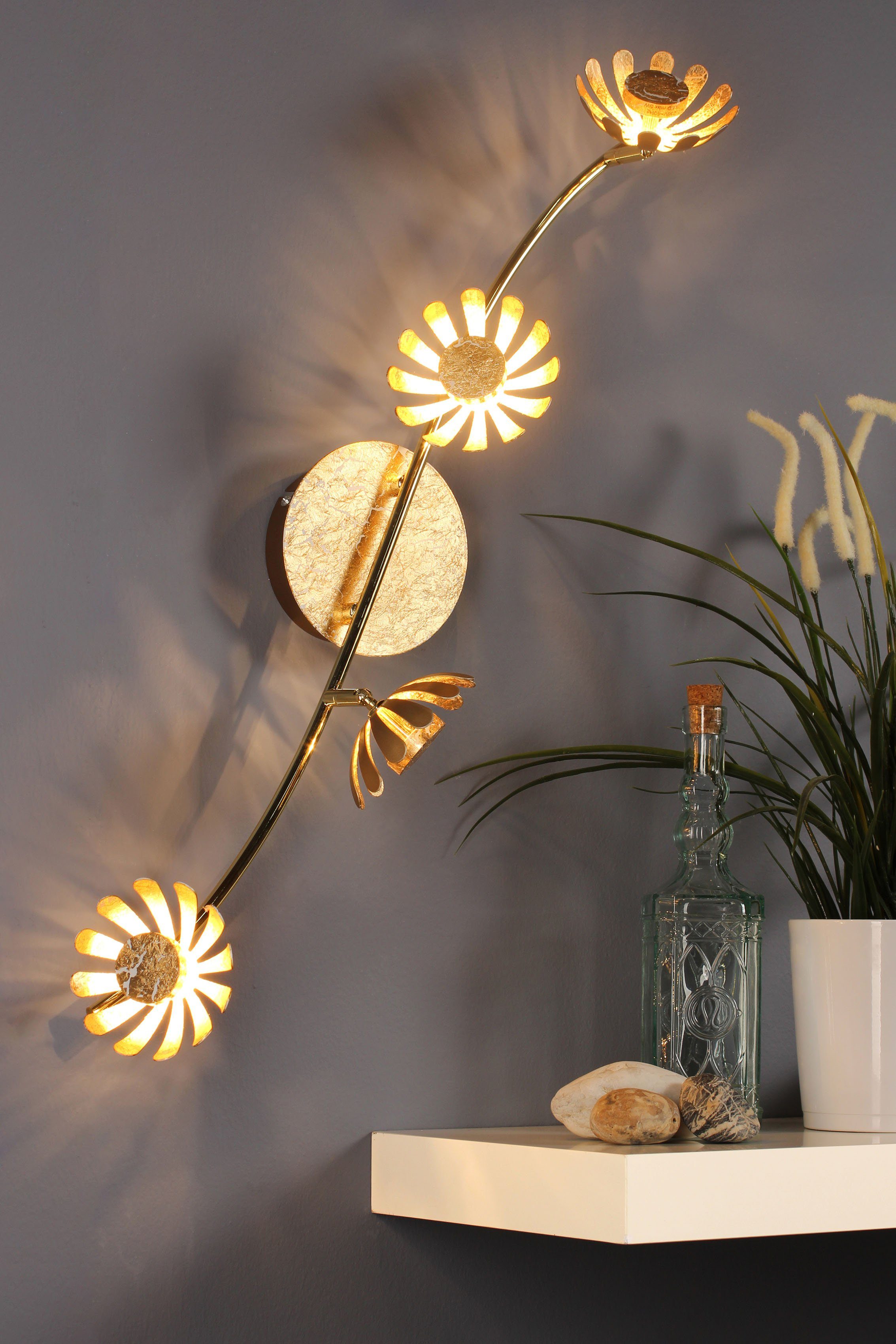 Deckenleuchte Design Bloom, fest Warmweiß LED LED LUCE integriert,