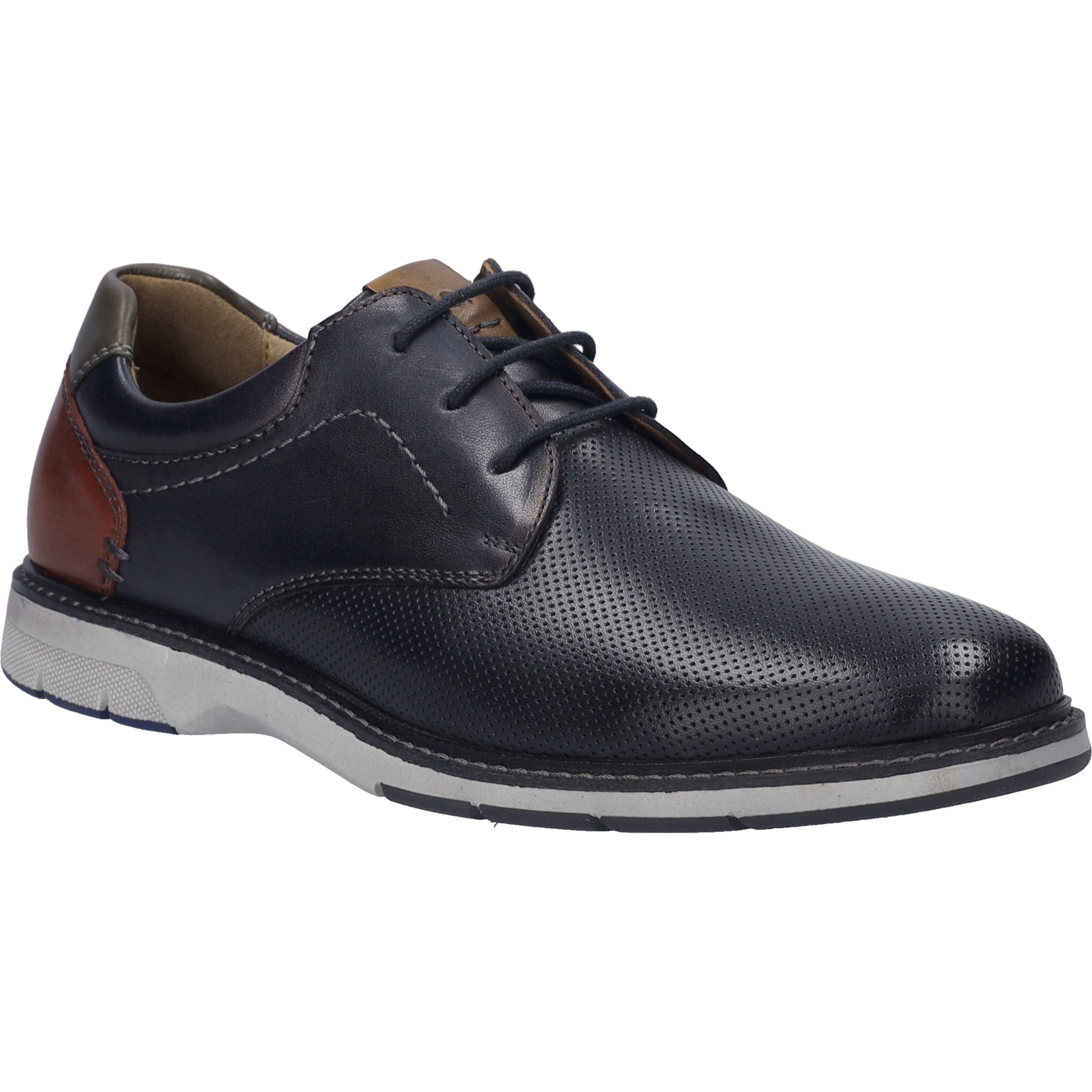 Josef Seibel Stuart 02, blau Schnürschuh