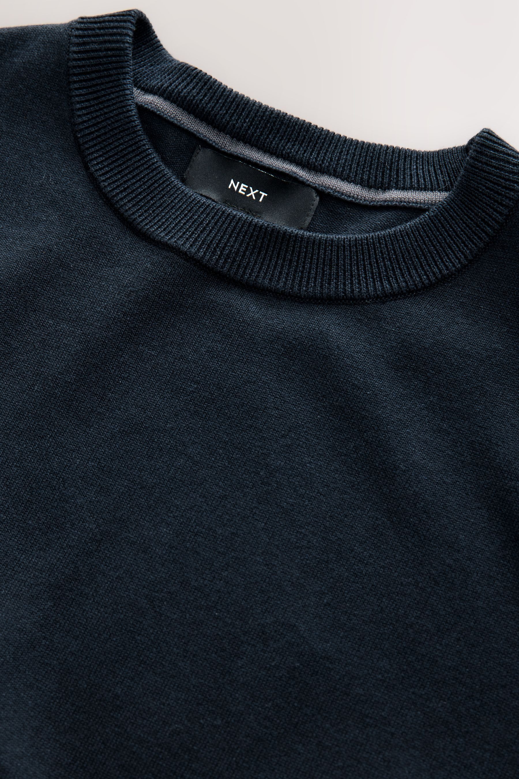 Next Rundhalspullover Regular Fit Rundhalspullover mit Baumwolle (1-tlg)