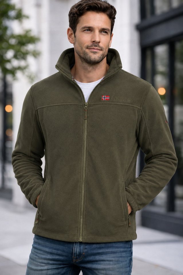 Geographical Norway Fleecejacke Herren Herbst Winter Polar Fleece Jacke Sweat Jacke Outdoor Übergang