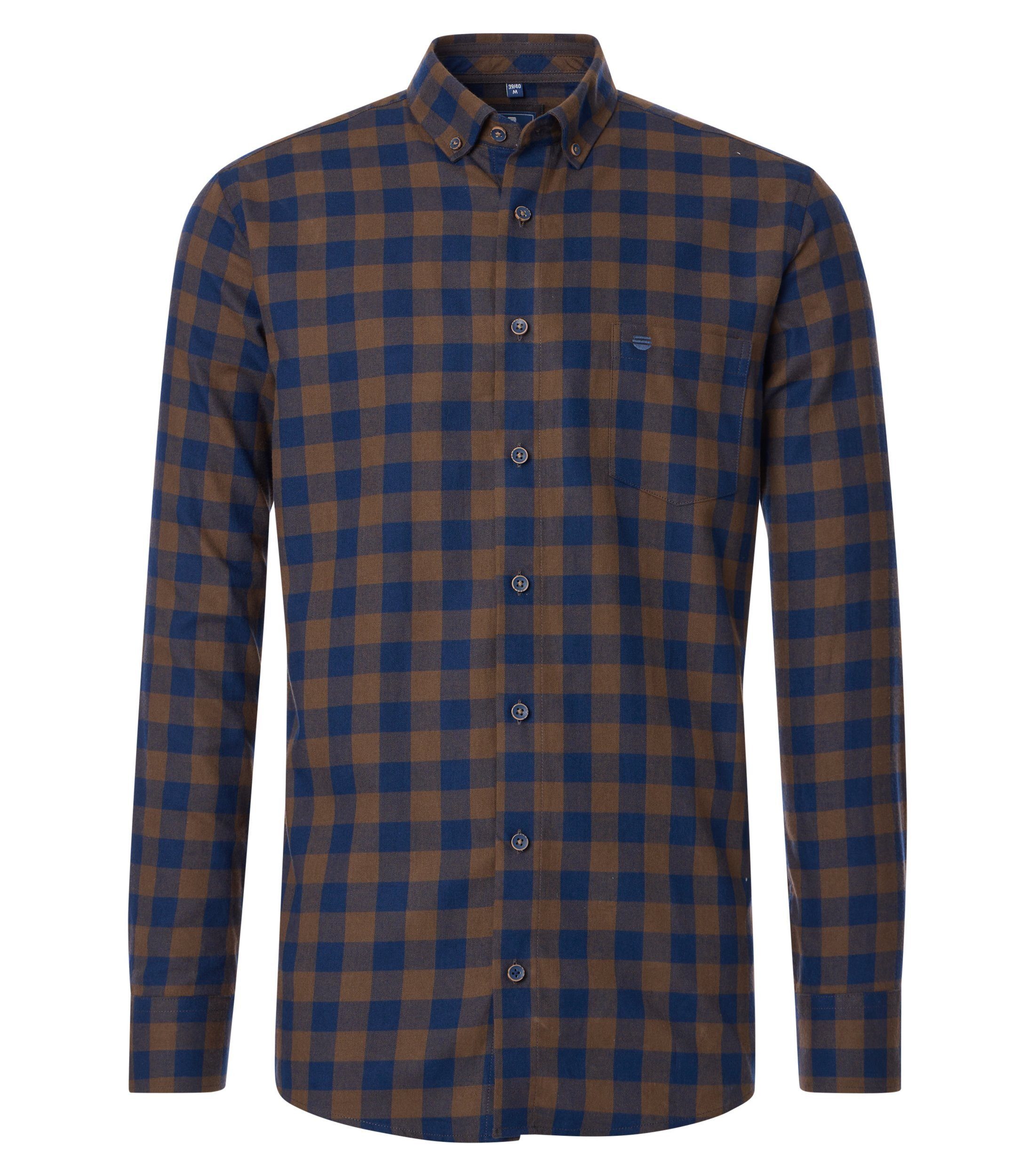 Langarmhemd kariert Comfort Fit