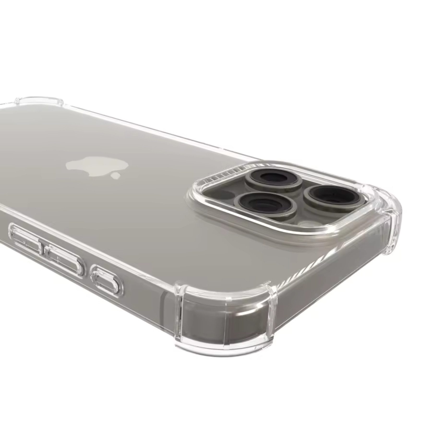 Alpha Electronics Handyhülle Transparente Hülle für iPhone 15 14 13 Pro Max Plus Case, Vergilbungsfrei