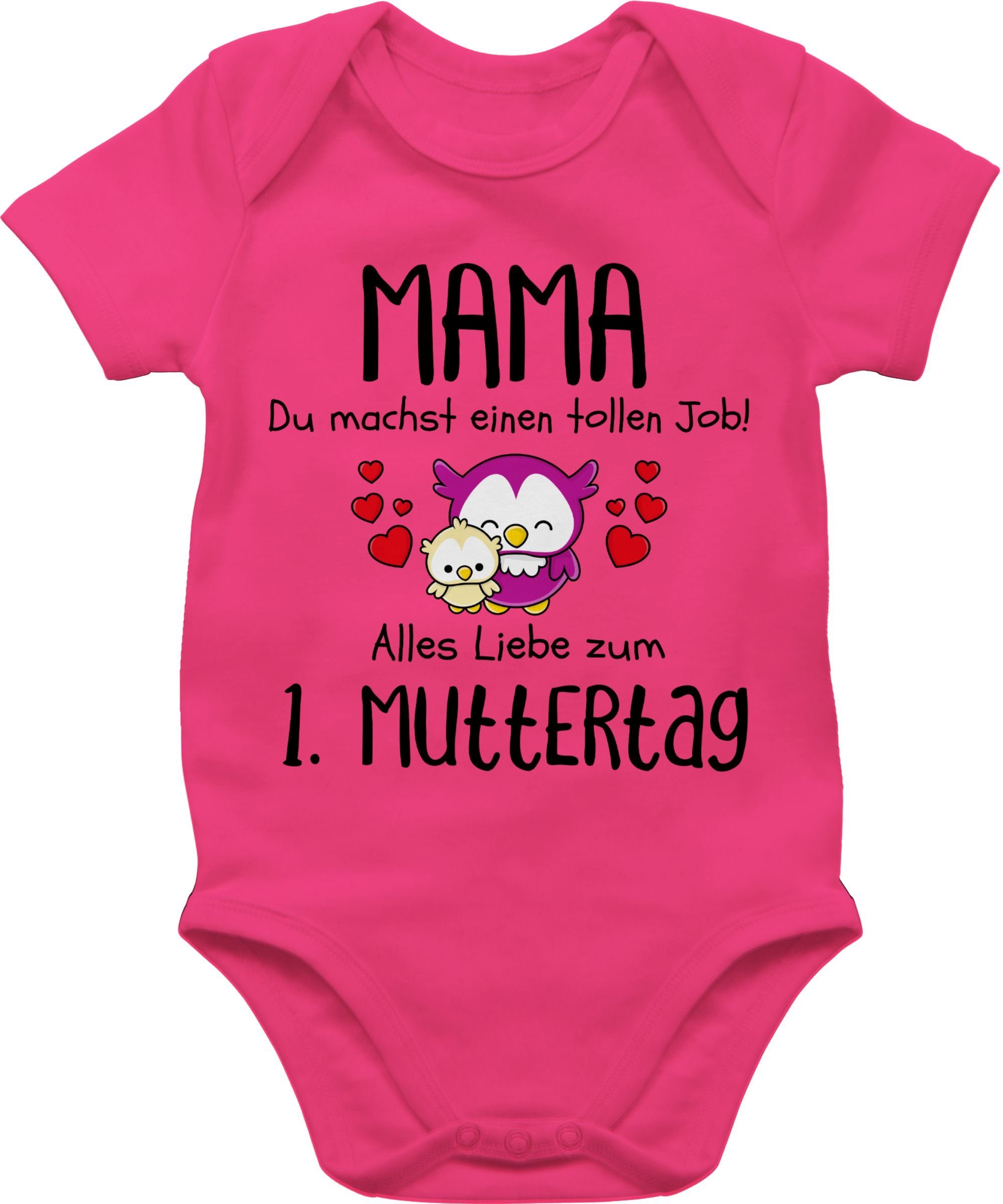 Shirtracer Shirtbody Mama du machst einen tollen Job 1. Muttertag I Erstes Muttertagsgesche (1-tlg) Muttertagsgeschenk