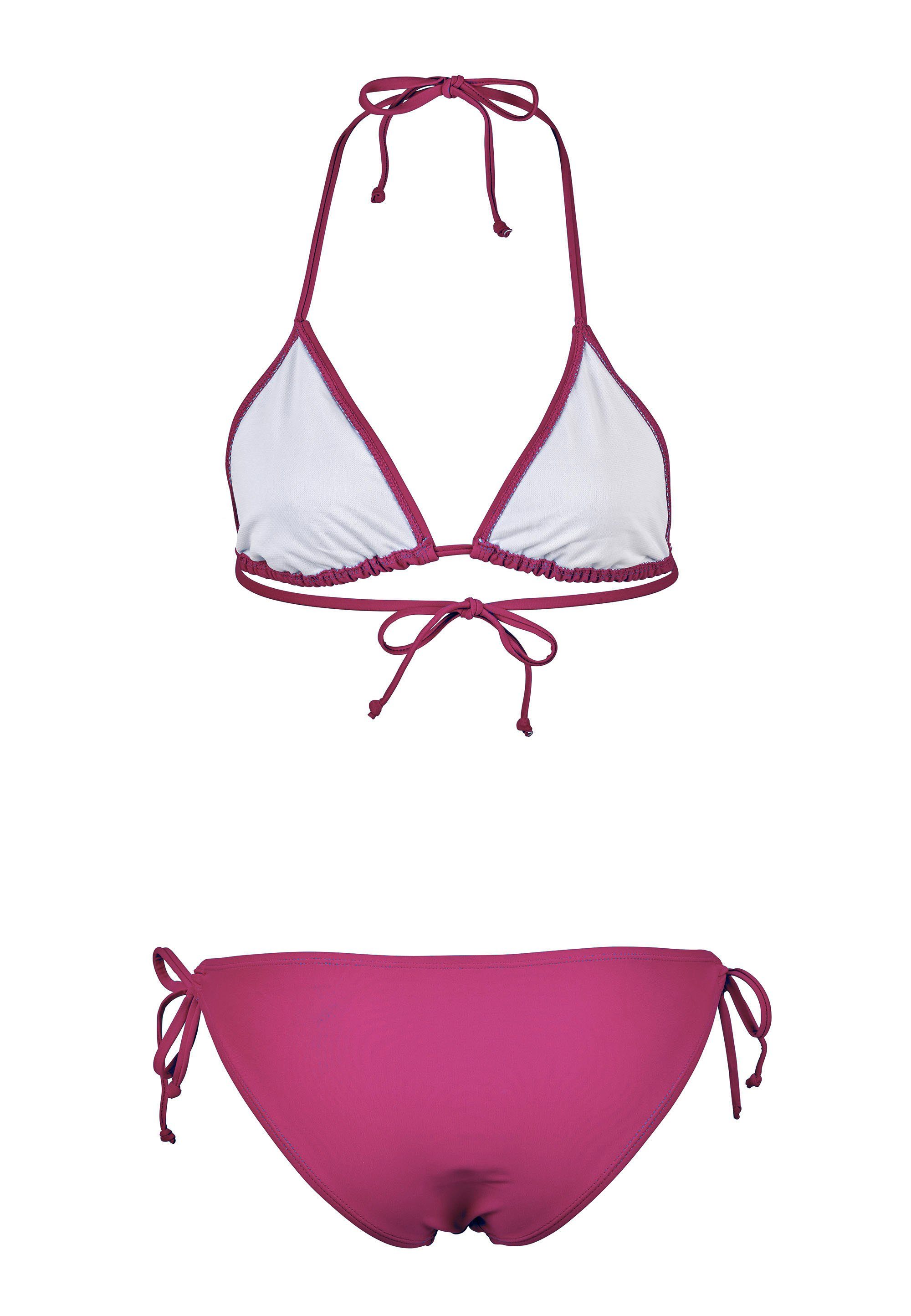 Beco Beermann Triangel-Bikini-Top BECO-Basic Side Tie Triangle Bikini (2-St), in modischen Farben