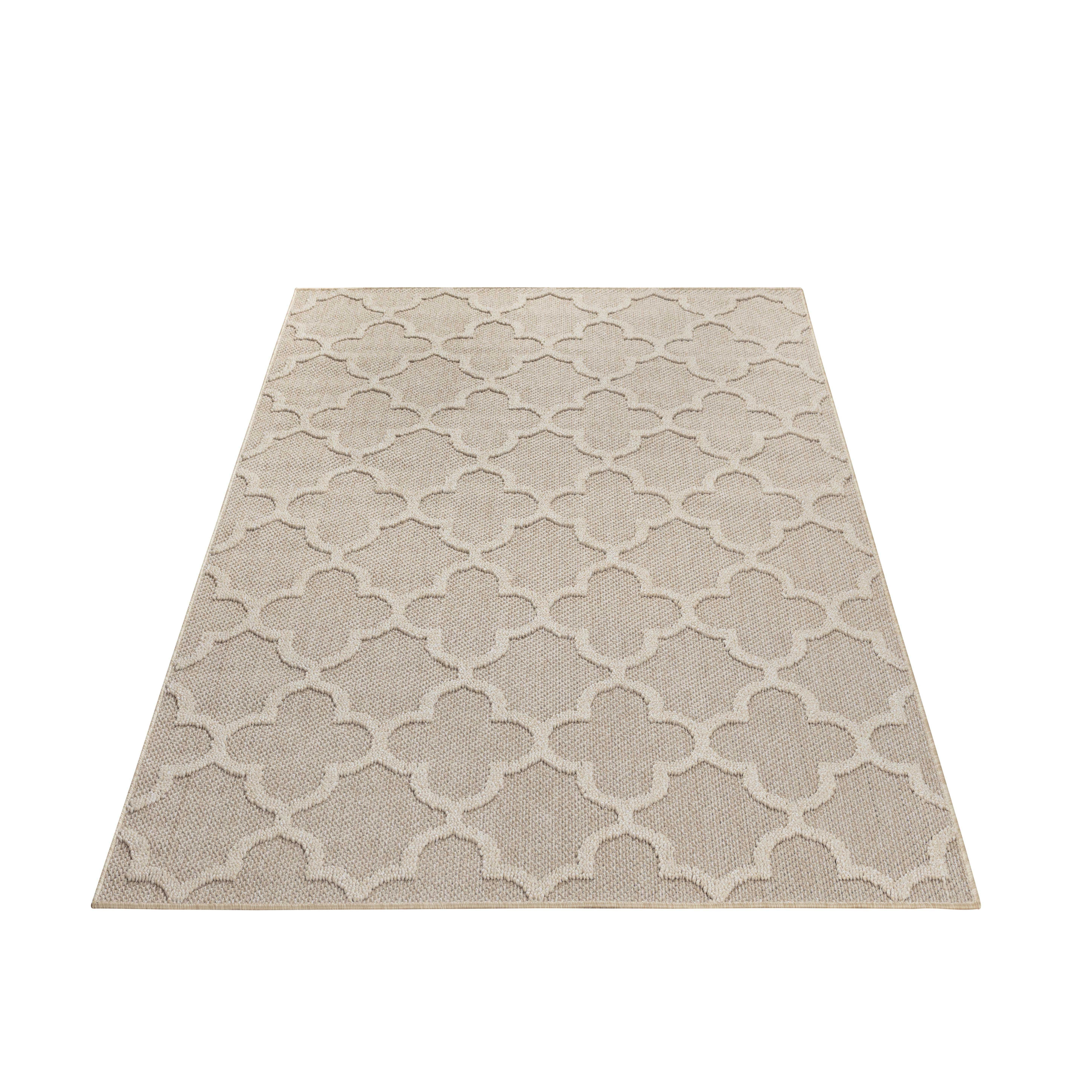 Outdoorteppich PATARA 4951, Ayyildiz Teppiche, rechteckig, Höhe: 8 mm, Pflegeleicht / Strapazierfähig / In- und Outdoor geeignet BEIGE