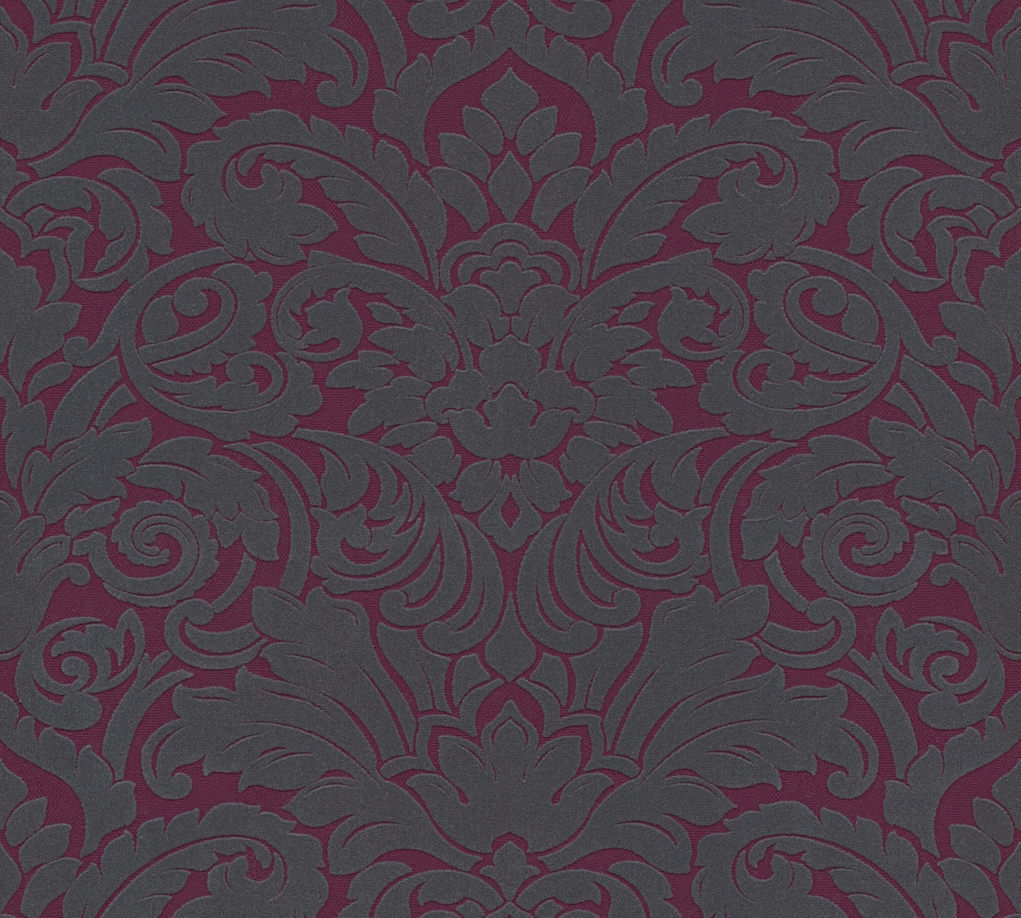 Architects Paper Vliestapete Castello, beflockt, Barock, gemustert, ornamental, Ornament Tapete Barock Шпалери Wohnzimmer Schlafzimmer Küche Design