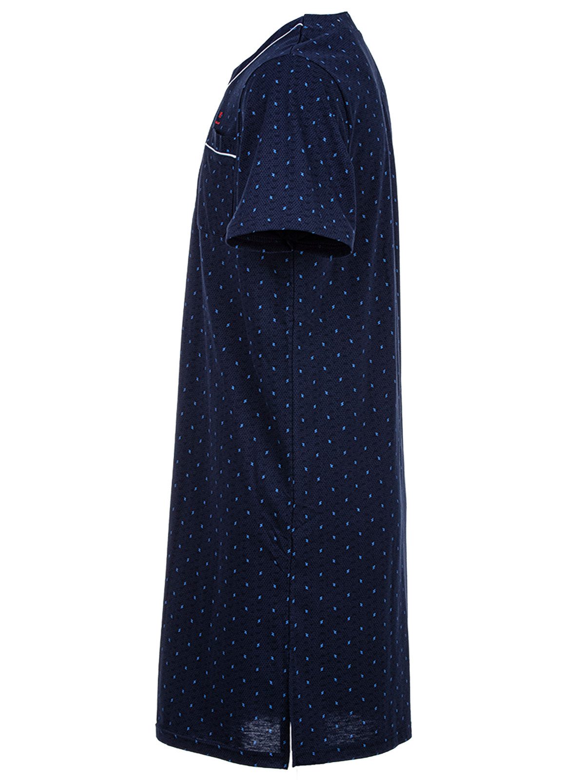 Henry Terre Nachthemd Nachthemd Kurzarm - Zacken günstig online kaufen