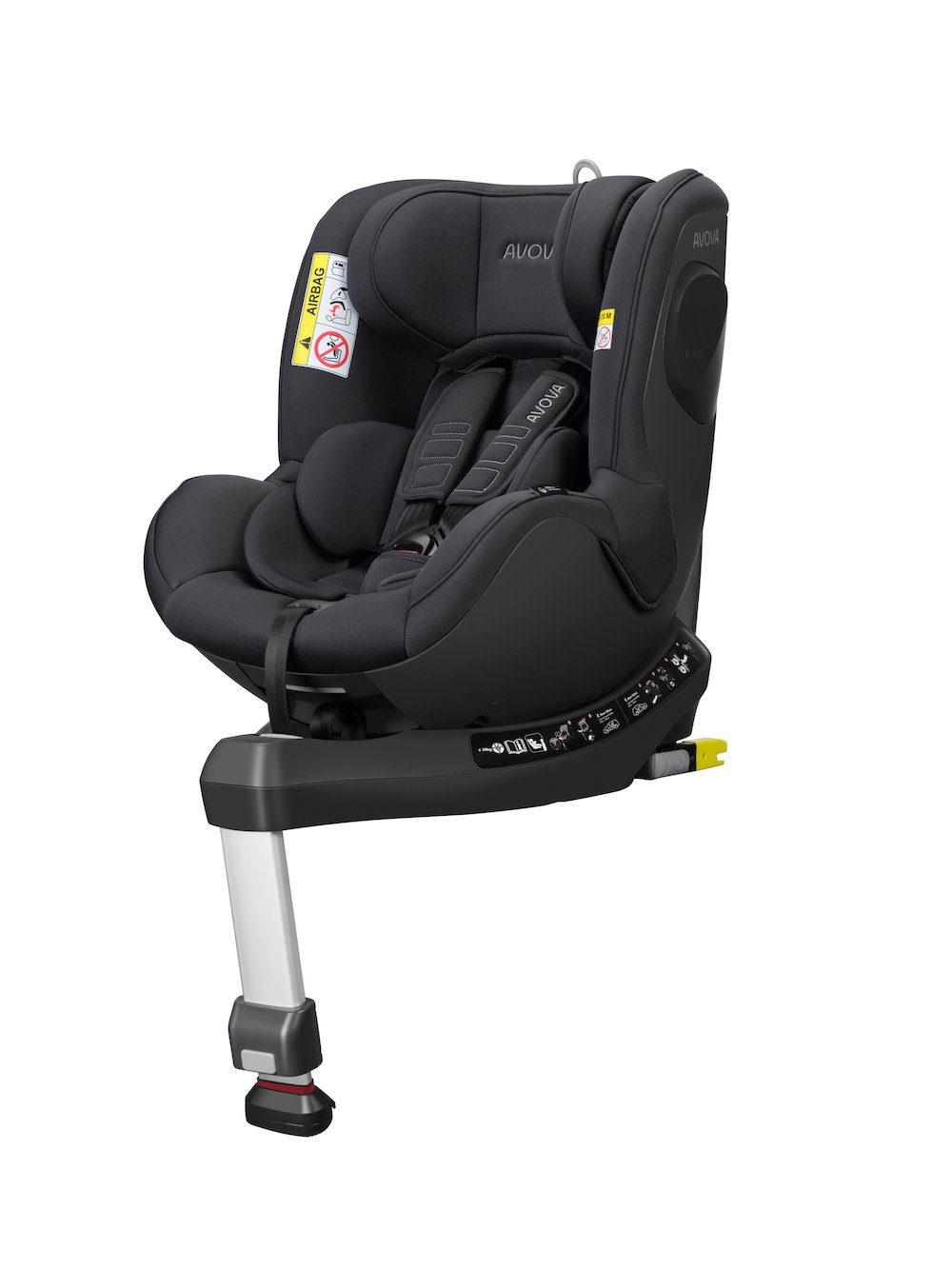 Koala Autokindersitz Grey Avova Sperber-Fix 61 Reboard Avova Kindersitz