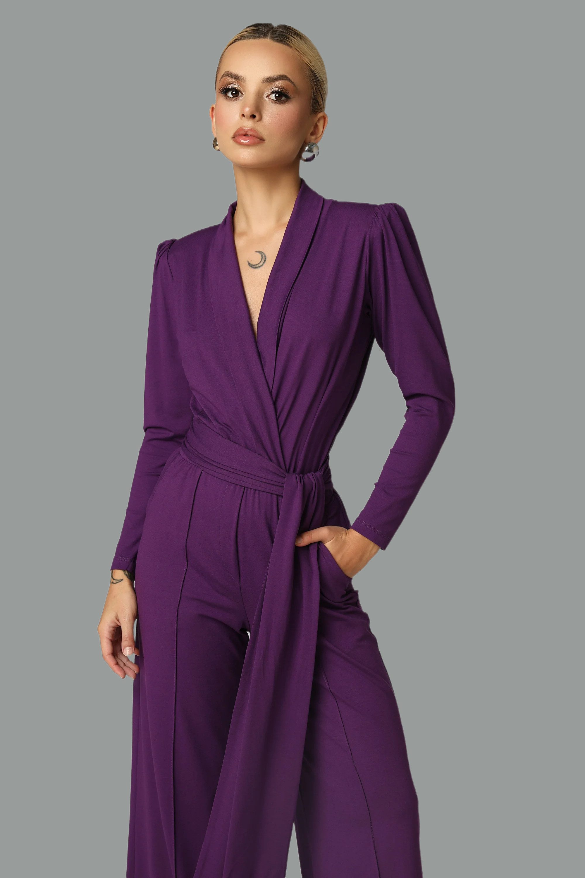 MADNEZZ Playsuit Playsuit Burning Love - fioletowy – Bild 2 von 3