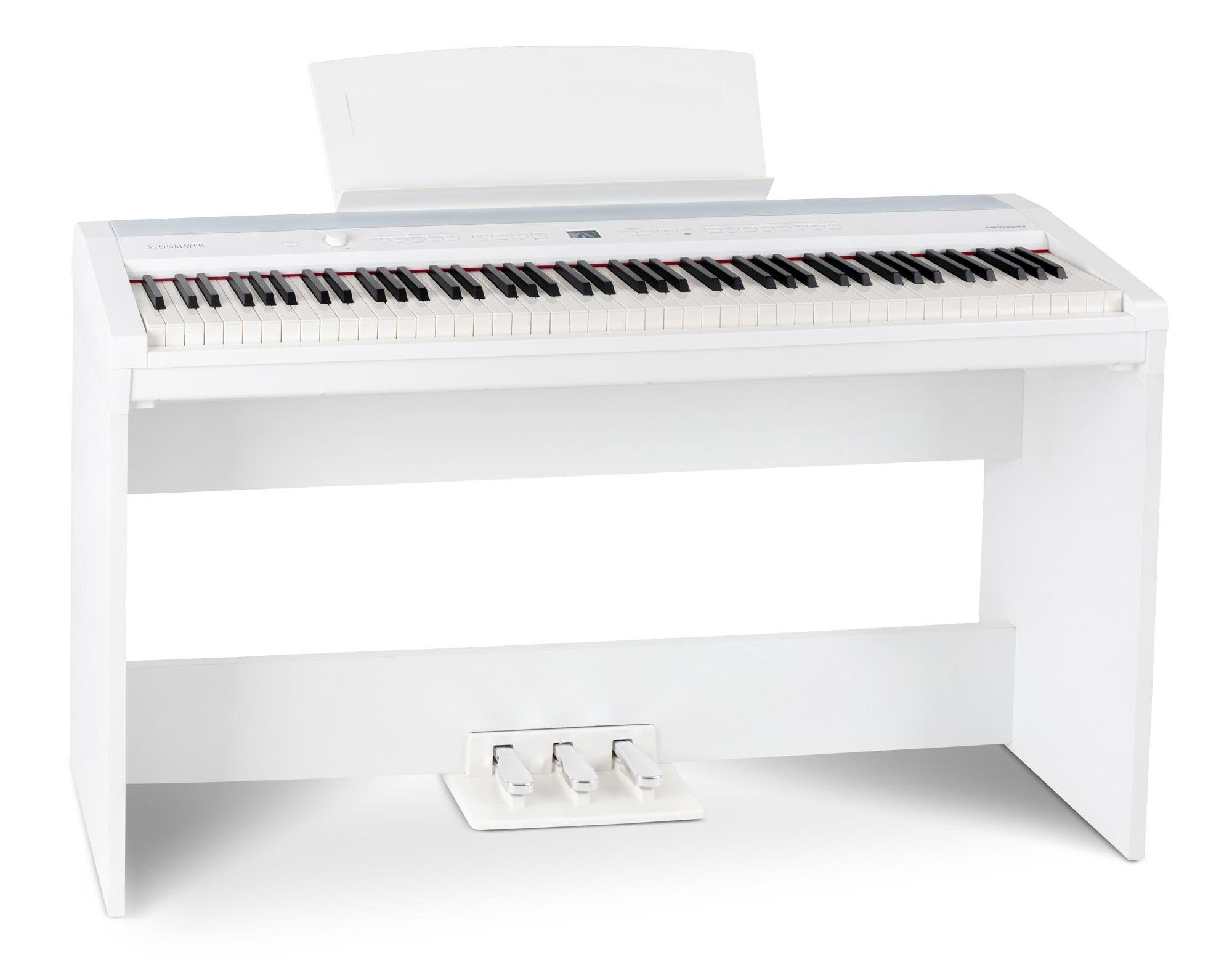 Steinmayer Stage-Piano P-60 Stagepiano 88 Tasten, (Spar-Set, inkl. Unterbau), Hammermechanik, 128-fach polyphon, Aufnahme- & Begleitfunktion