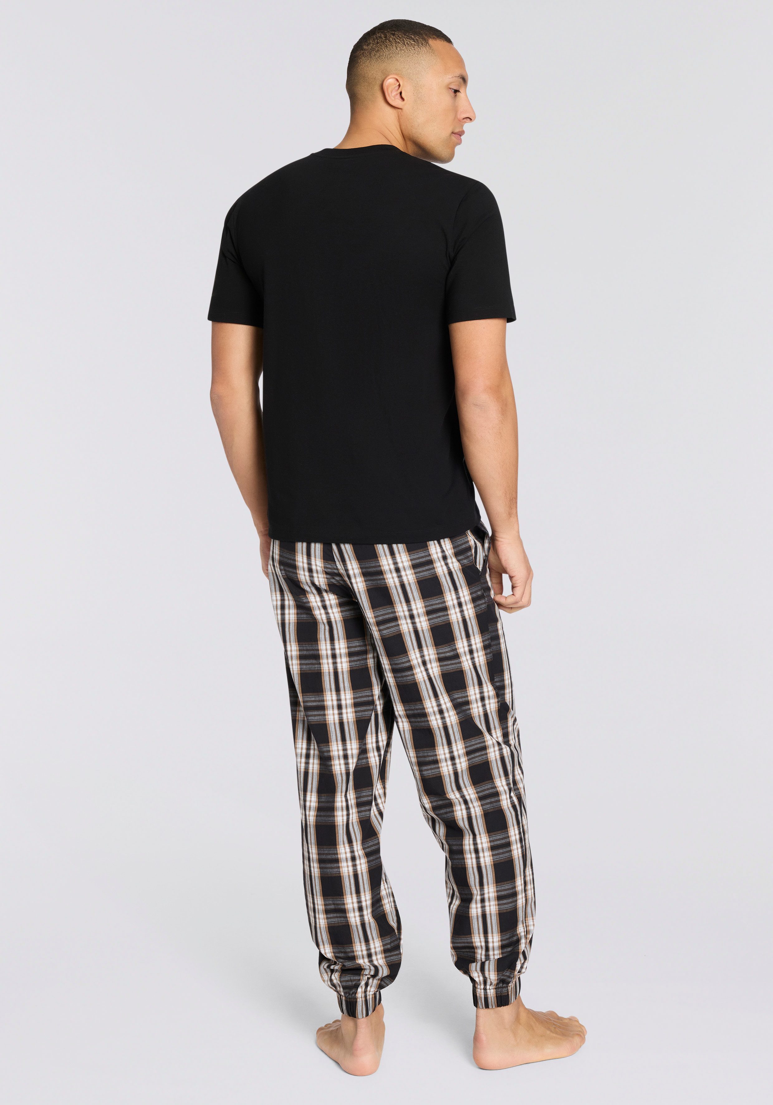 BOSS Pyjama Easy Long Set TShirt (Set, 2 tlg) günstig online kaufen