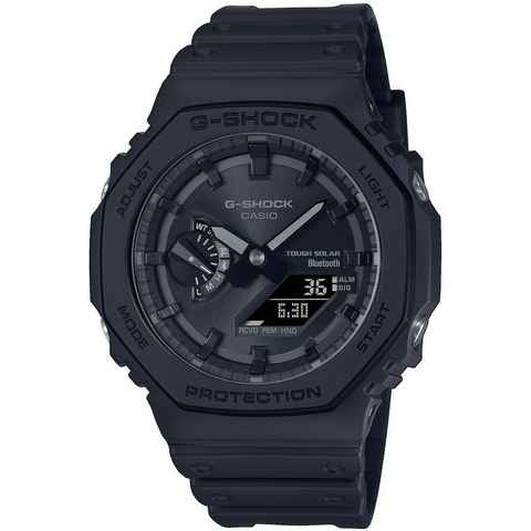 CASIO G-SHOCK GA-B2100-1A1ER Smartwatch, Solaruhr, Armbanduhr, Herrenuhr, Stoppfunktion, Weltzeit
