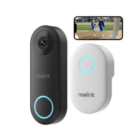 Reolink Video Doorbell Kamera WLAN Version 5MP Smart Home Türklingel (Außenbereich, 2,4/5 GHz WiFi, Personenerkennung, Arbeitet mit Reolink NVRs)