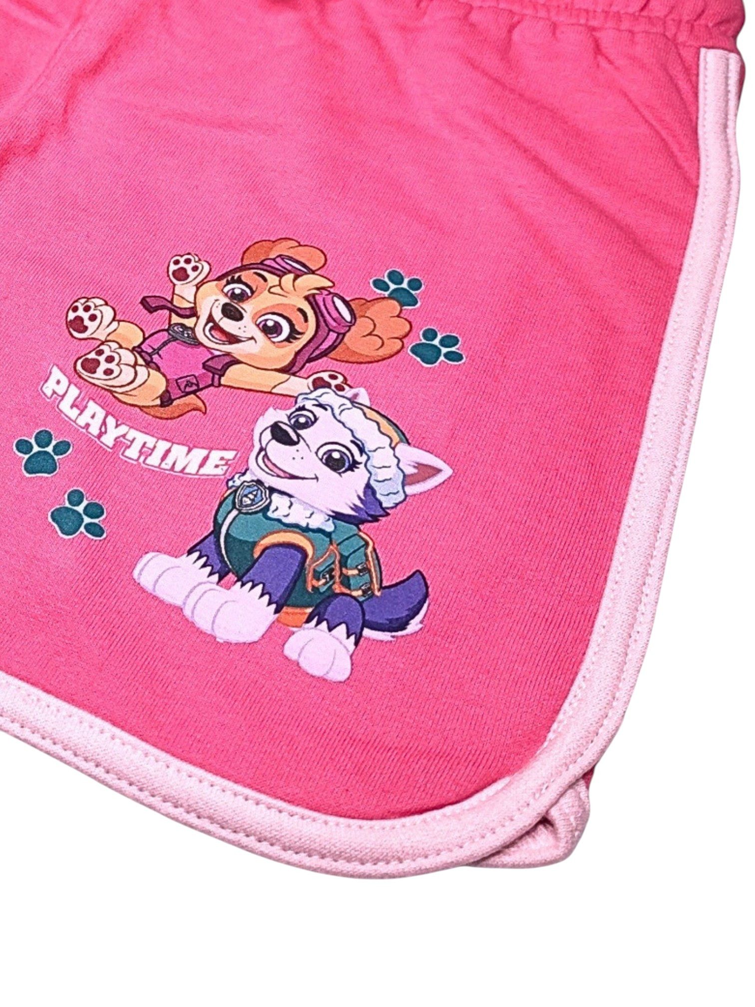PAW PATROL Shorts Skye & Everest Mädchen kurze Hose aus Baumwolle Gr. 98 - 128 cm