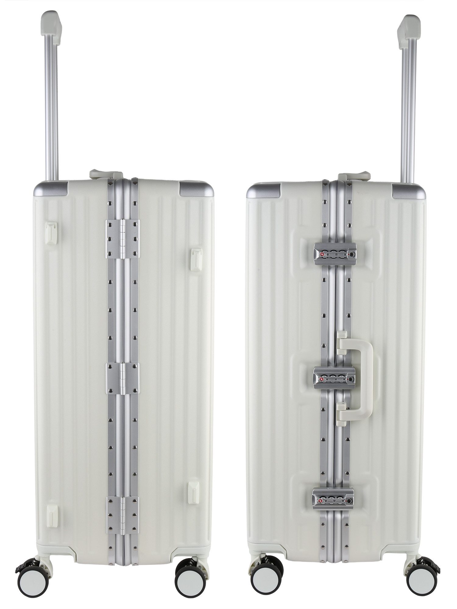 VAN HILL Hartschalen-Trolley 842209, 4 Rollen, Herolite Hartschalen-Trolley mit TSA-Schloss & 4 Doppelrollen