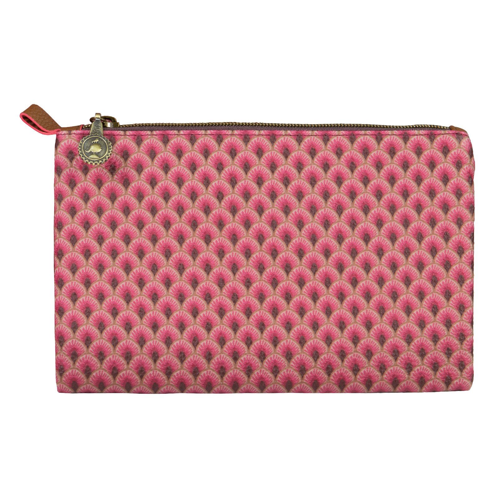 PiP Studio Kosmetiktasche Cosmetic Bag Kyoto Extratasche Combi Festival, kleiner pink dark mit