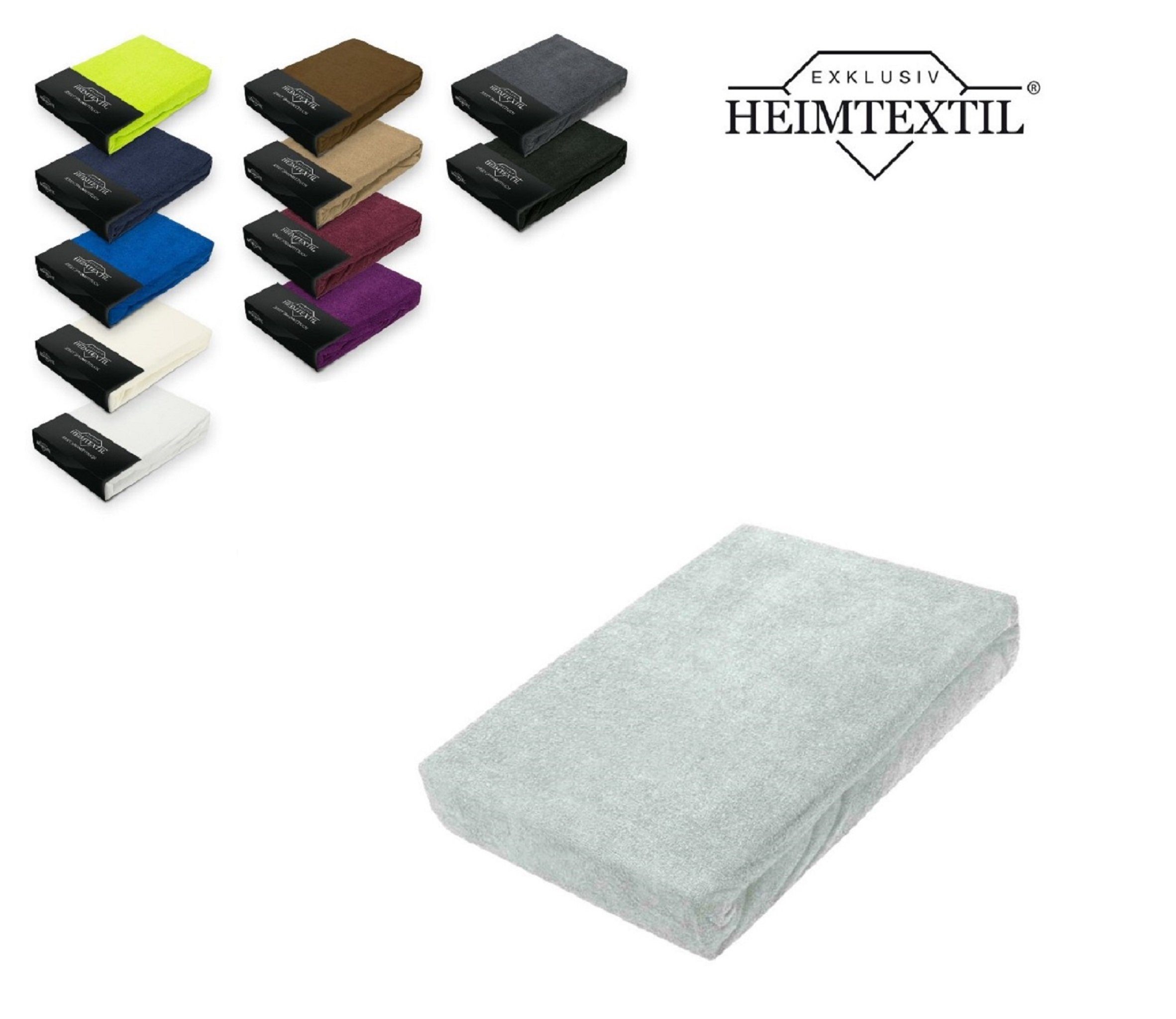 EXKLUSIV HEIMTEXTIL Spannbettlaken Frottee Spannbettlaken Premium Marke, Fr günstig online kaufen