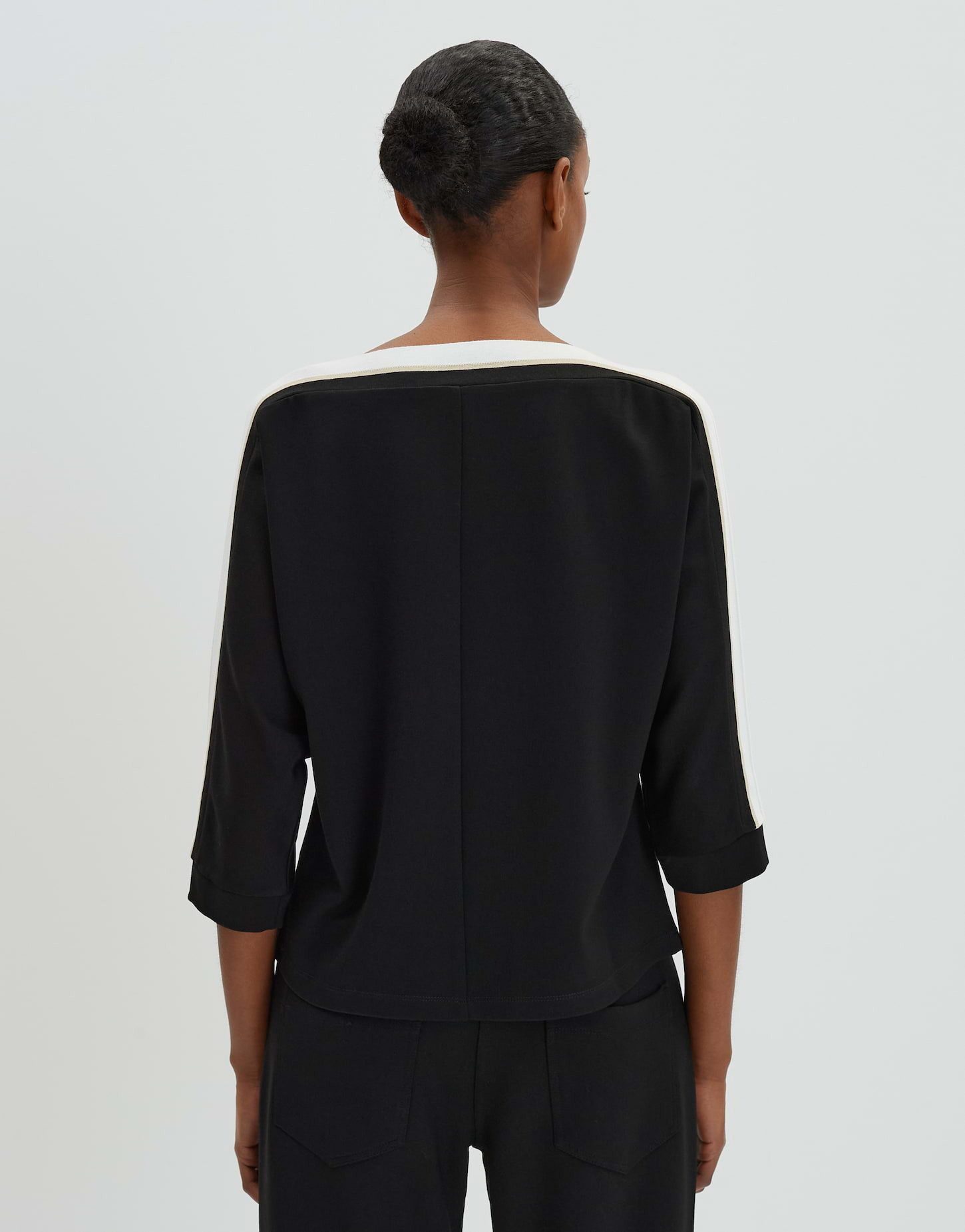 someday 3/4-Arm-Shirt U-Boot Shirt KELVA Regular mit Galonstreifen