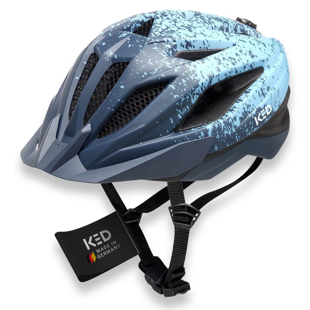 KED Fahrradhelm Street Jr Pro Kinder- und Jugend-Fahrradhelm, Made in Germany, Maxshell-Technologie, K-FIT Anpassung