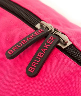 BRUBAKER Skitasche Carver Champion Ski Tasche - Pink (Skibag für Skier und Skistöcke, 1-tlg., reißfest und schnittfest), gepolsterter Skisack mit Zipperverschluss